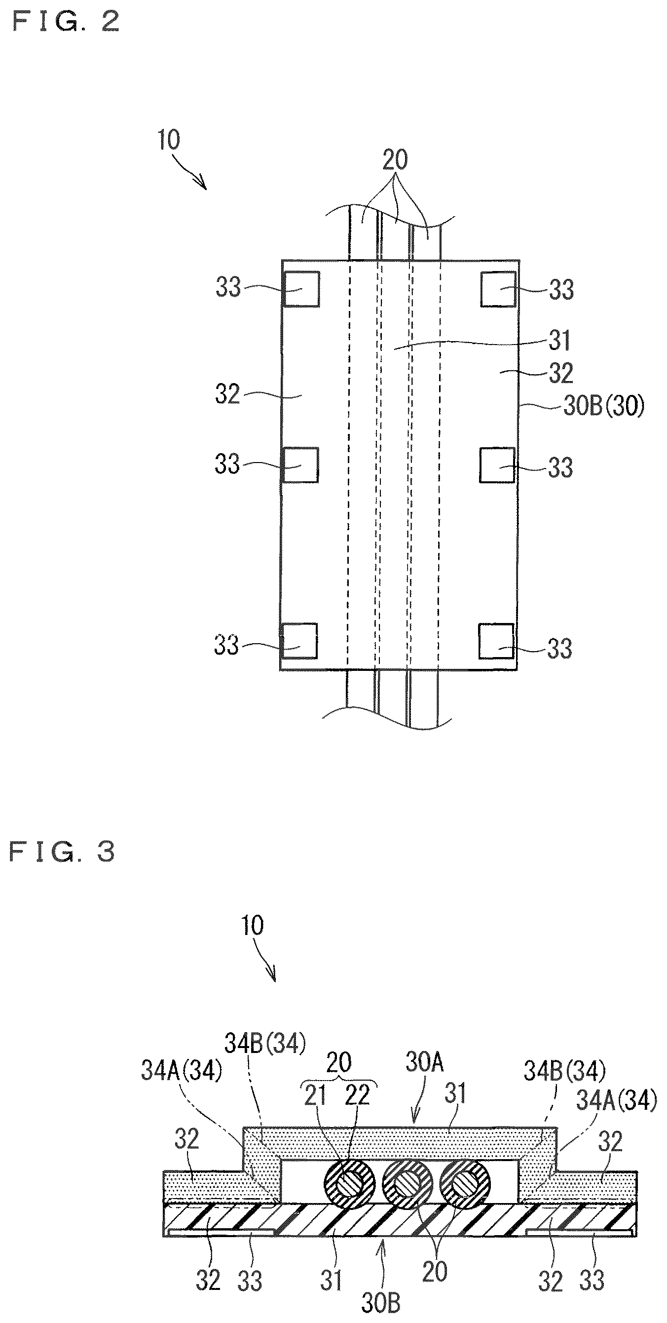 Patent US12614899 Figure 2 – Wiring member