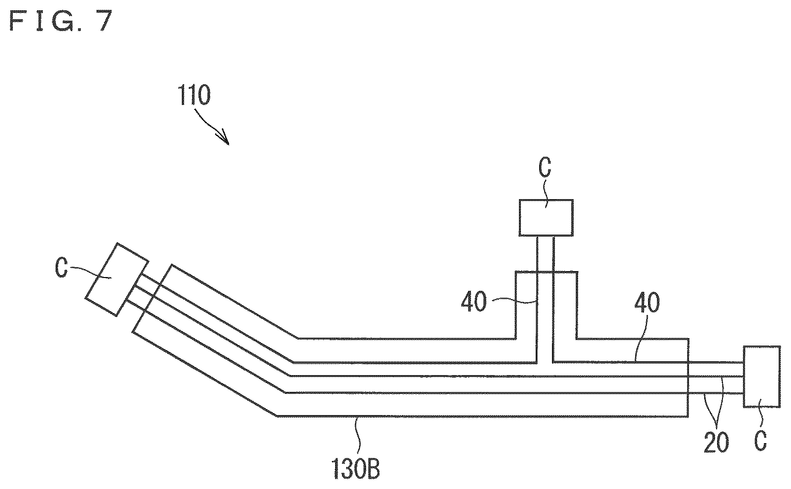 Patent US12614899 Figure 5 – Wiring member