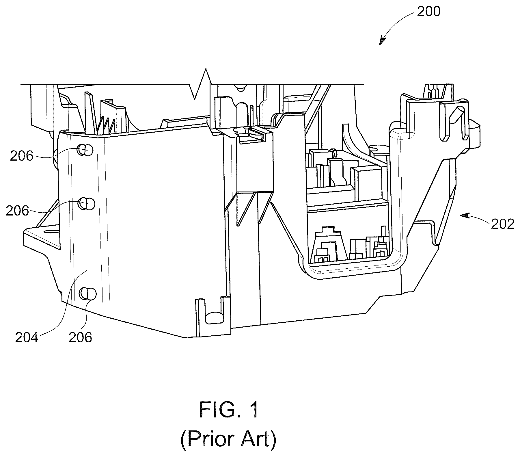 Patent US12614900 Figure 1 – Power distribution box having a bracket