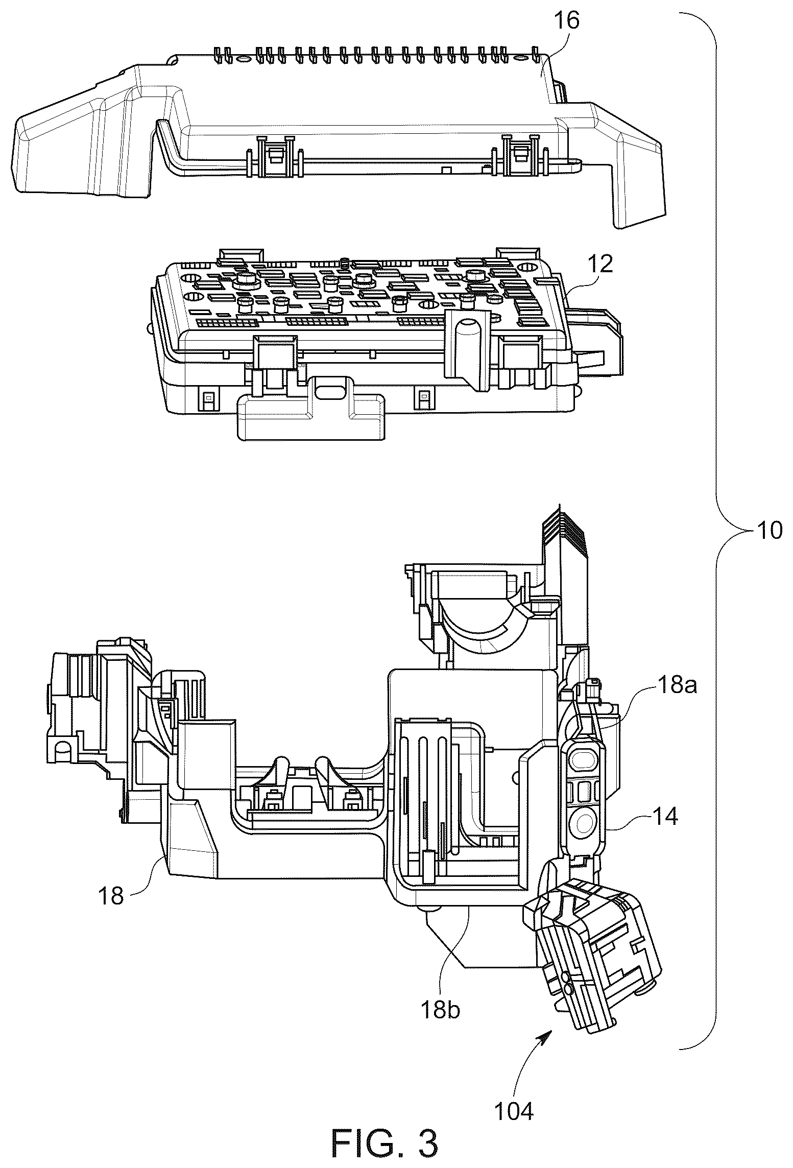 Patent US12614900 Figure 3 – Power distribution box having a bracket