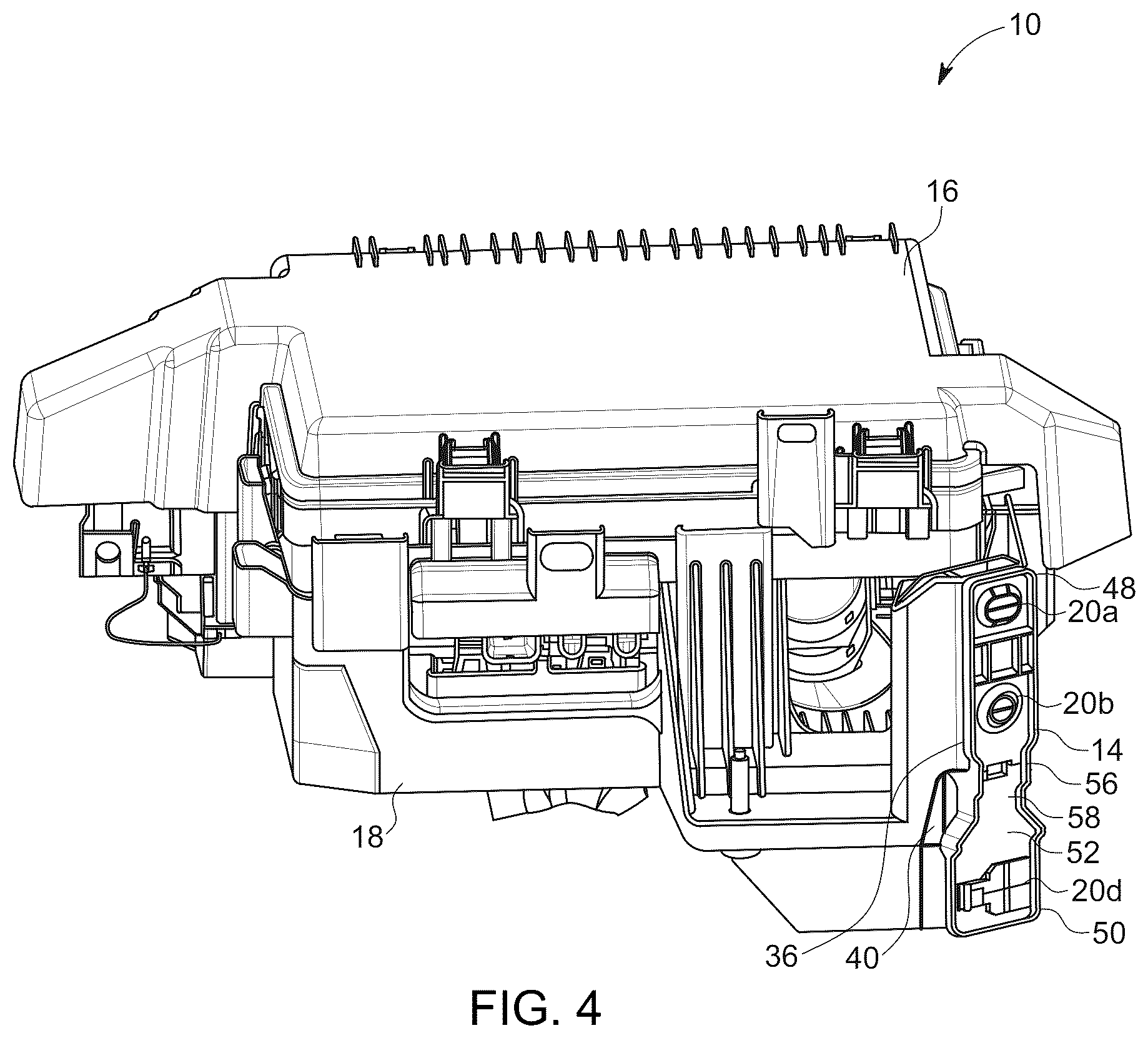 Patent US12614900 Figure 4 – Power distribution box having a bracket
