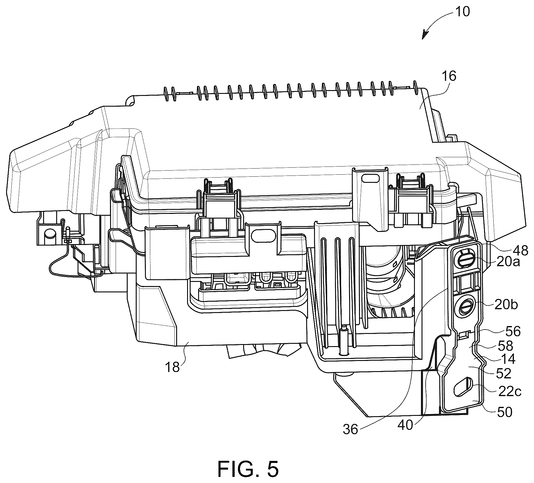 Patent US12614900 Figure 5 – Power distribution box having a bracket