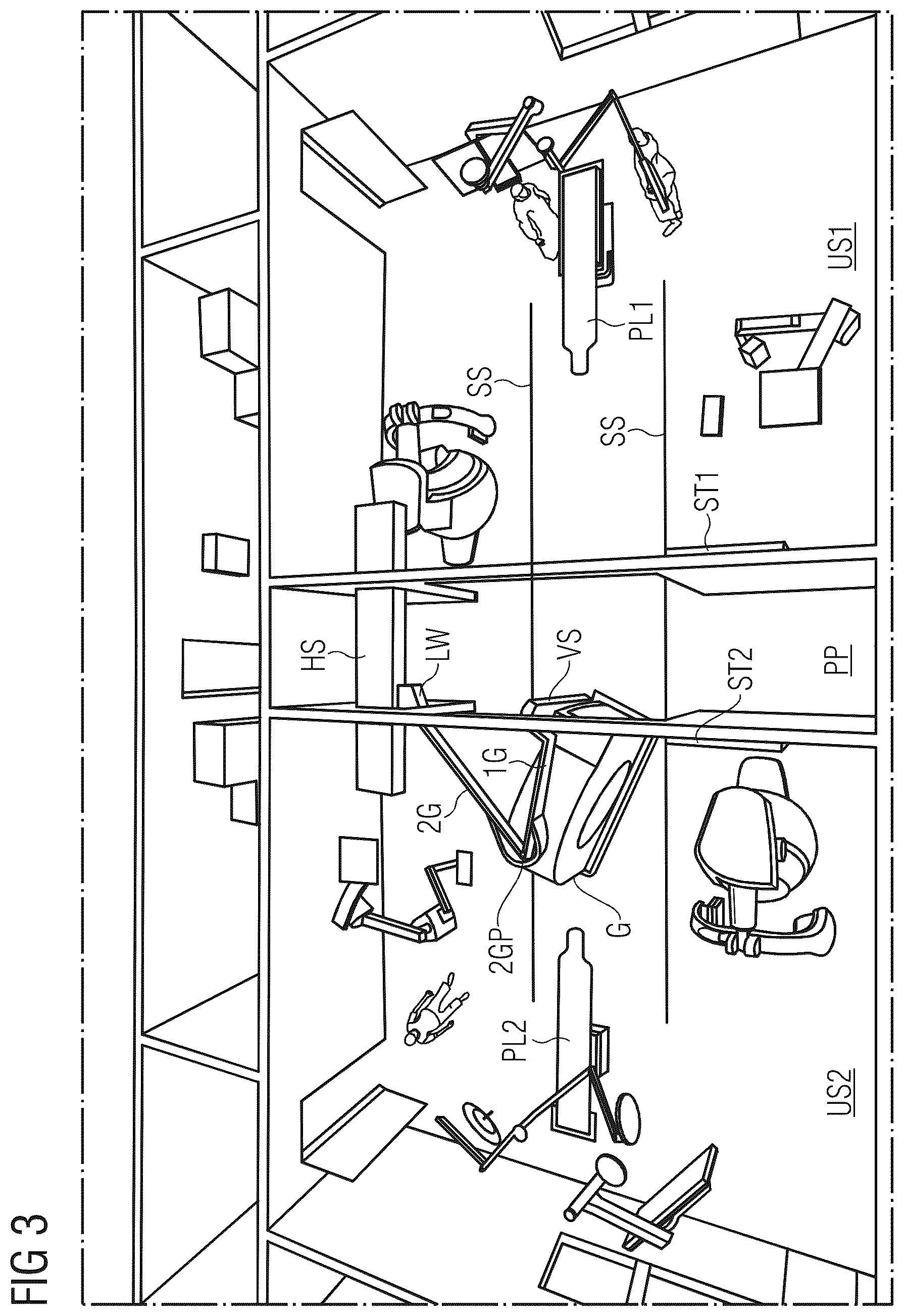 Patent US12614901 Figure 3 – Cable routing for a computed tomography system