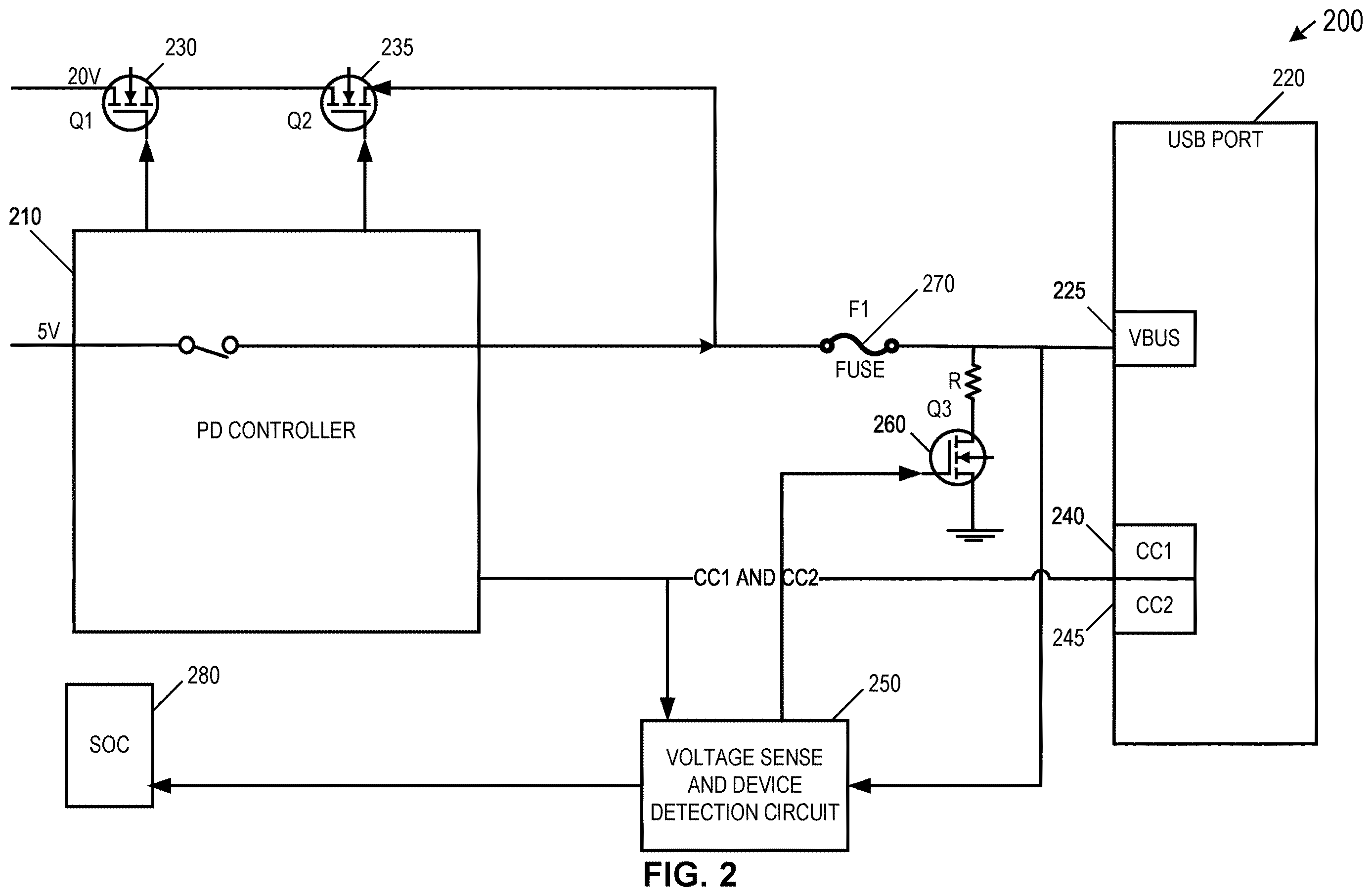 Patent US12614903 Figure 2 – External usb-c hardware failure protection