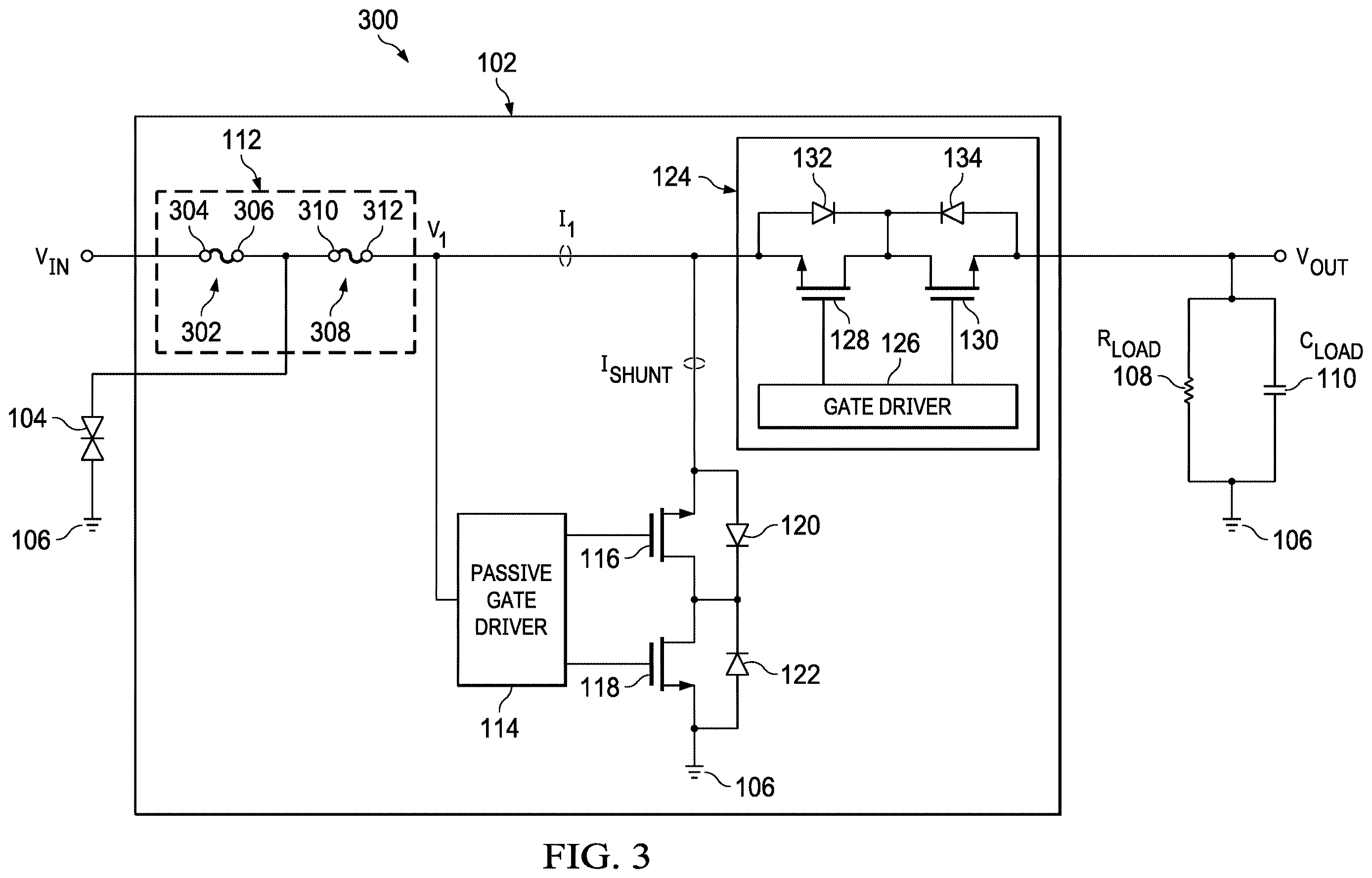 Patent US12614904 Figure 3 – Methods and apparatus to improve performance of power path protection devices