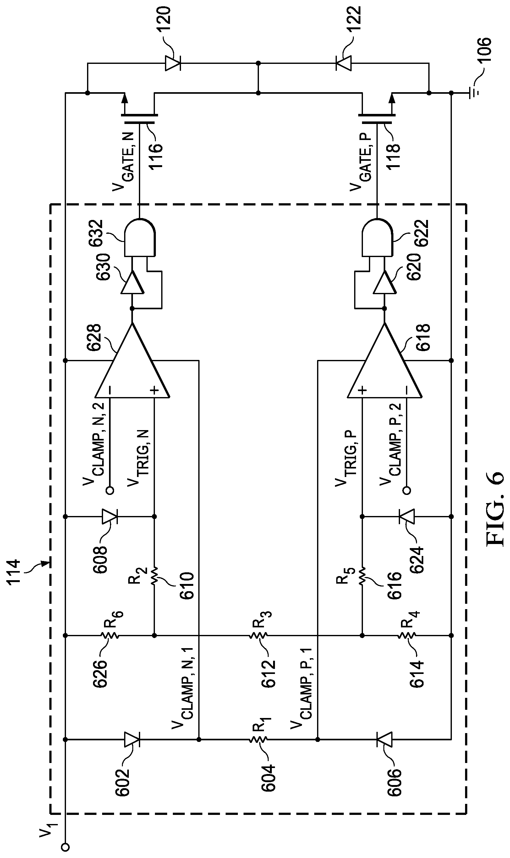 Patent US12614904 Figure 6 – Methods and apparatus to improve performance of power path protection devices