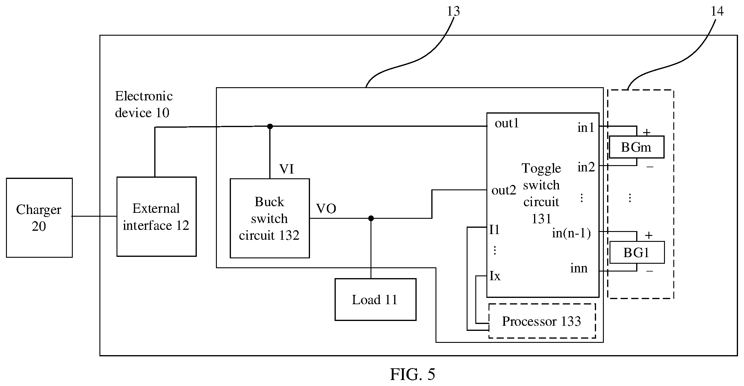 Patent US12614914 Figure 4 – Method for switching connection status of cell, power supply system, and electronic device