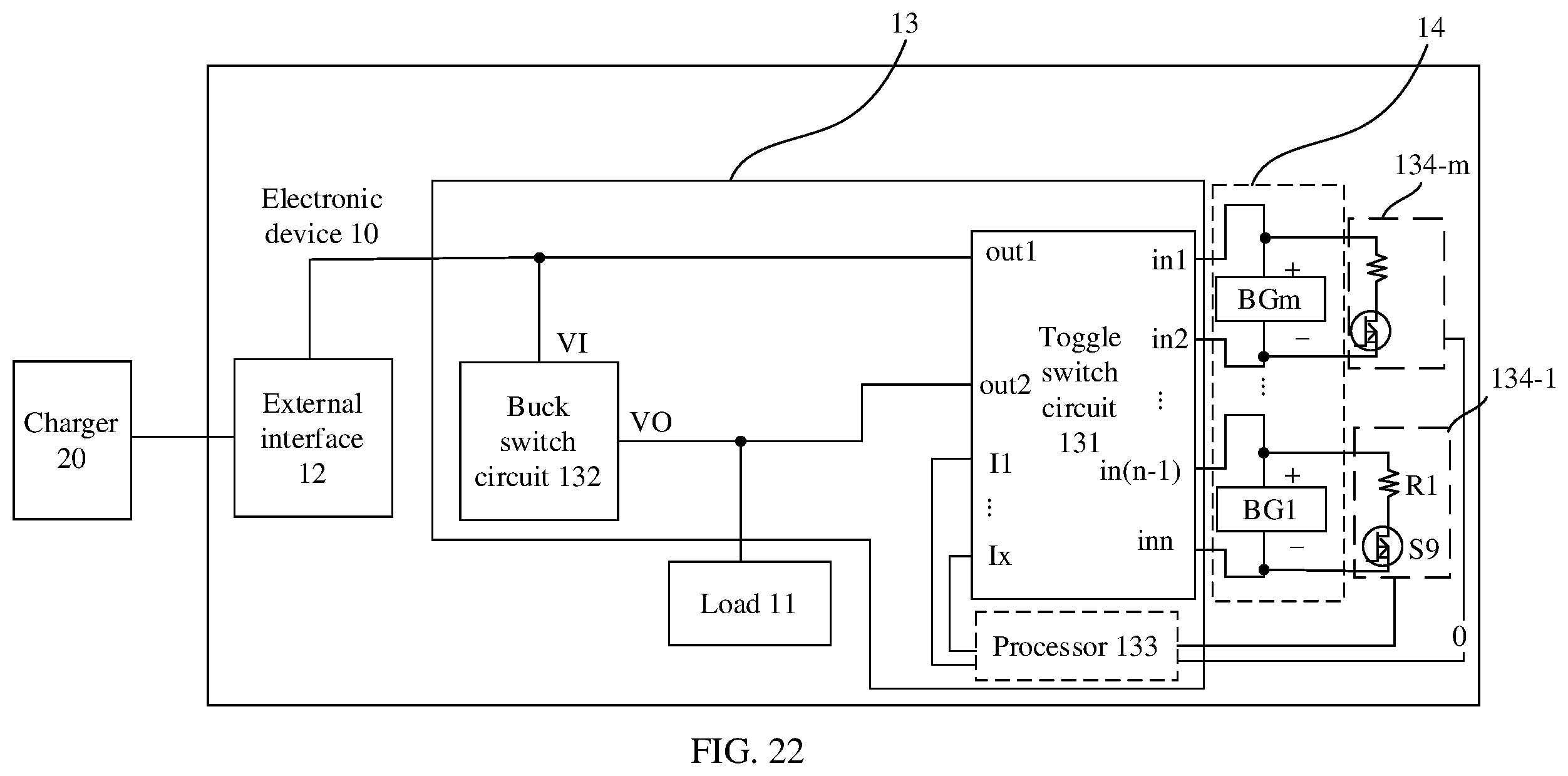 Patent US12614914 Figure 14 – Method for switching connection status of cell, power supply system, and electronic device