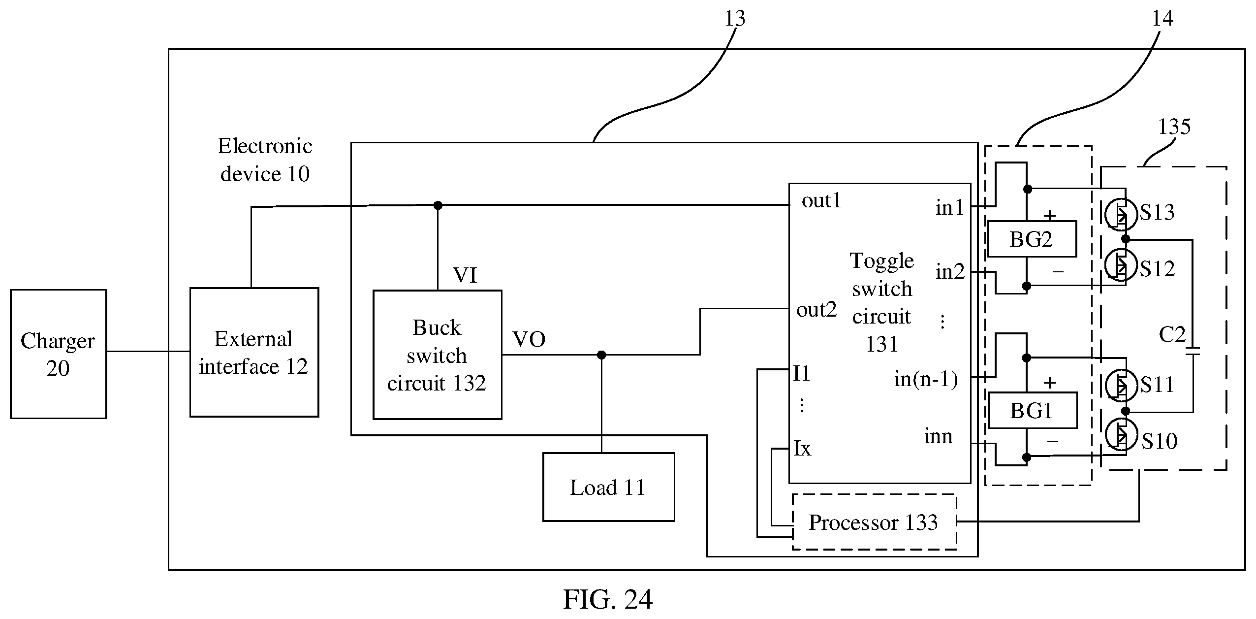 Patent US12614914 Figure 16 – Method for switching connection status of cell, power supply system, and electronic device