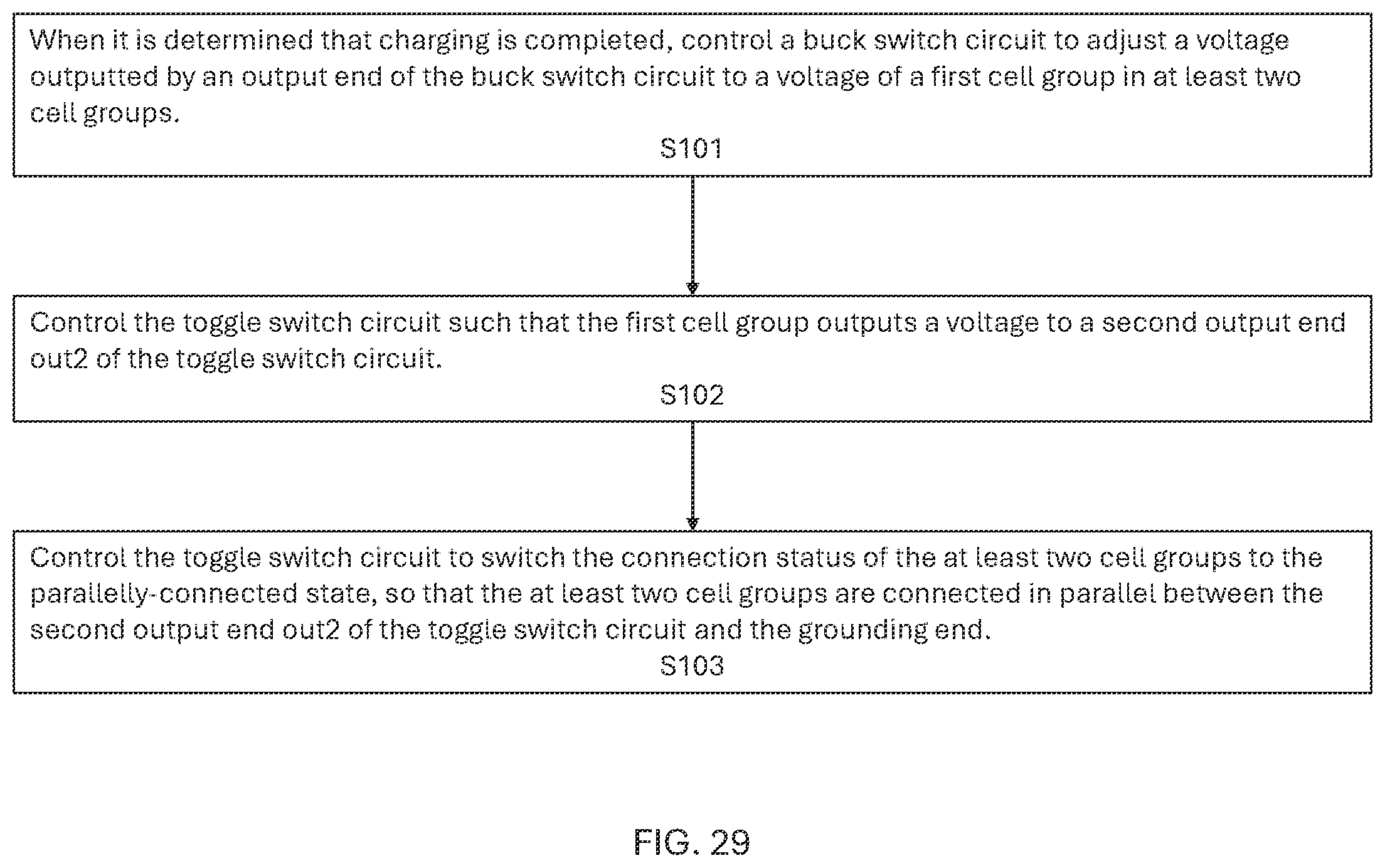Patent US12614914 Figure 20 – Method for switching connection status of cell, power supply system, and electronic device