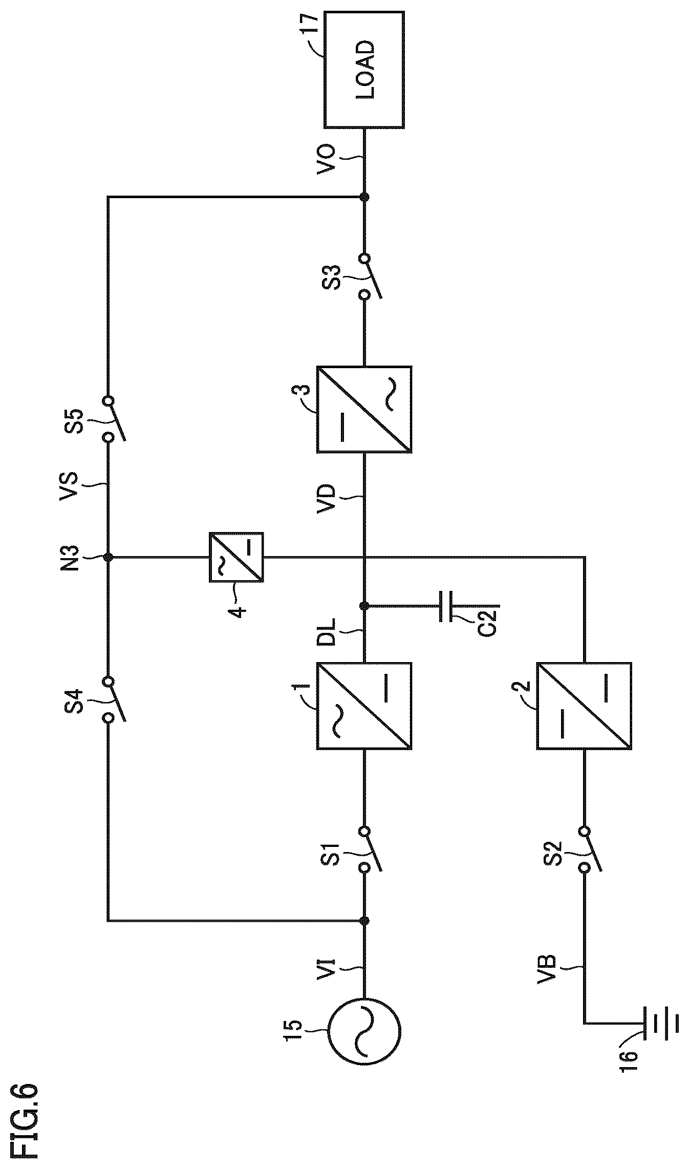 Patent US12614919 Figure 6 – Uninterruptible power supply apparatus