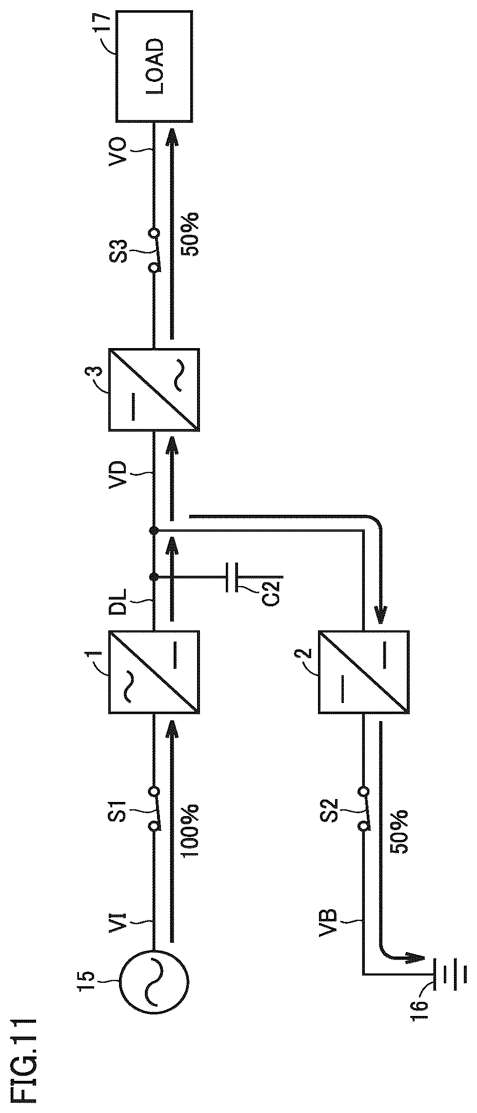 Patent US12614919 Figure 11 – Uninterruptible power supply apparatus