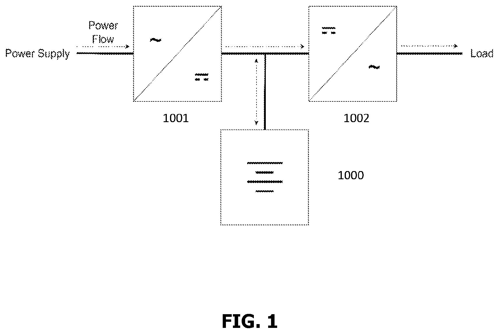 Patent US12614920 Figure 1 – UPS with peak-shaving and energy time shifting functions system