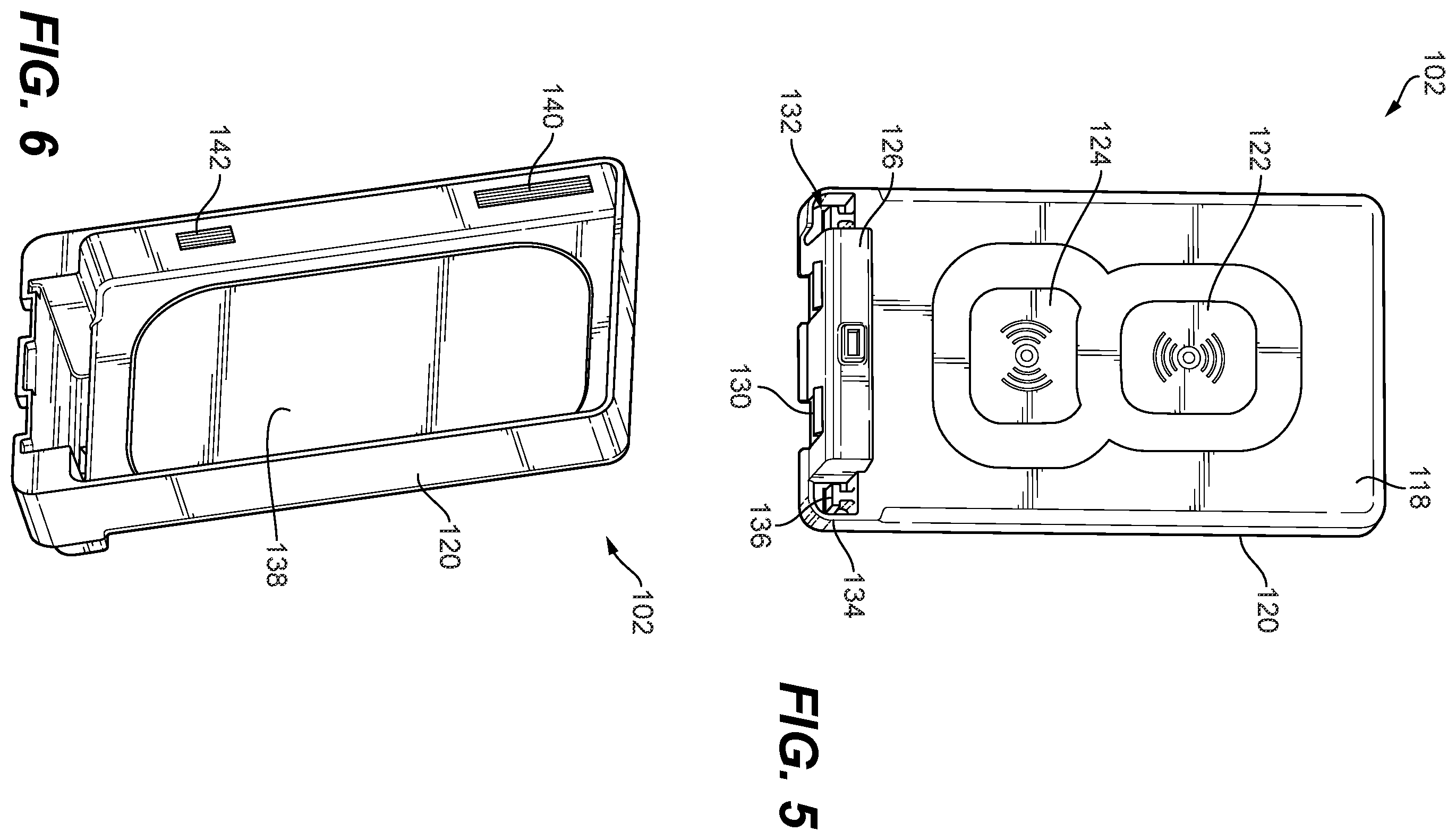 Patent US12614925 Figure 3 – Receptacle inductive charging devices
