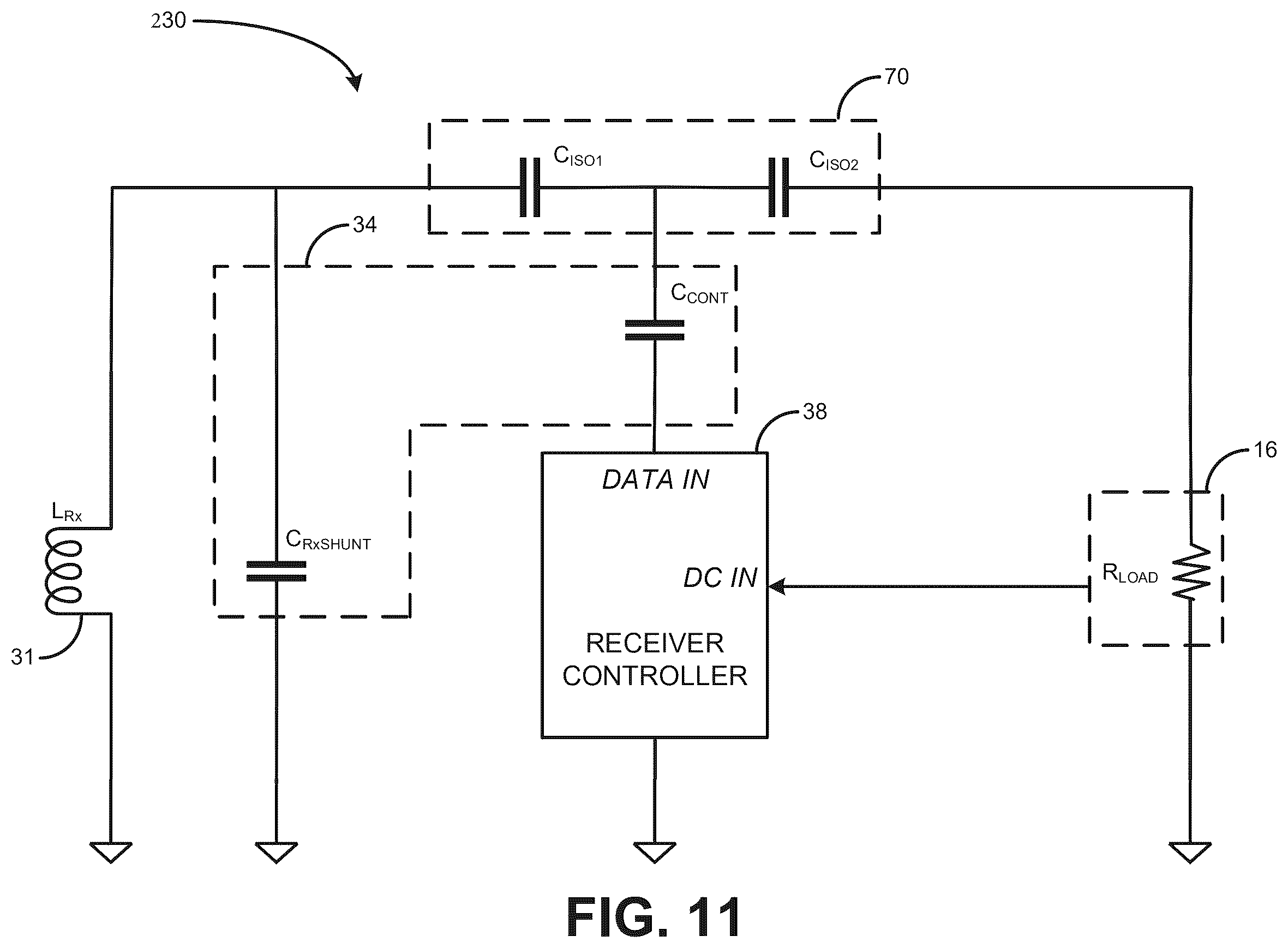 Patent US12614928 Figure 11 – Wireless charging in eyewear with enhanced positional freedom
