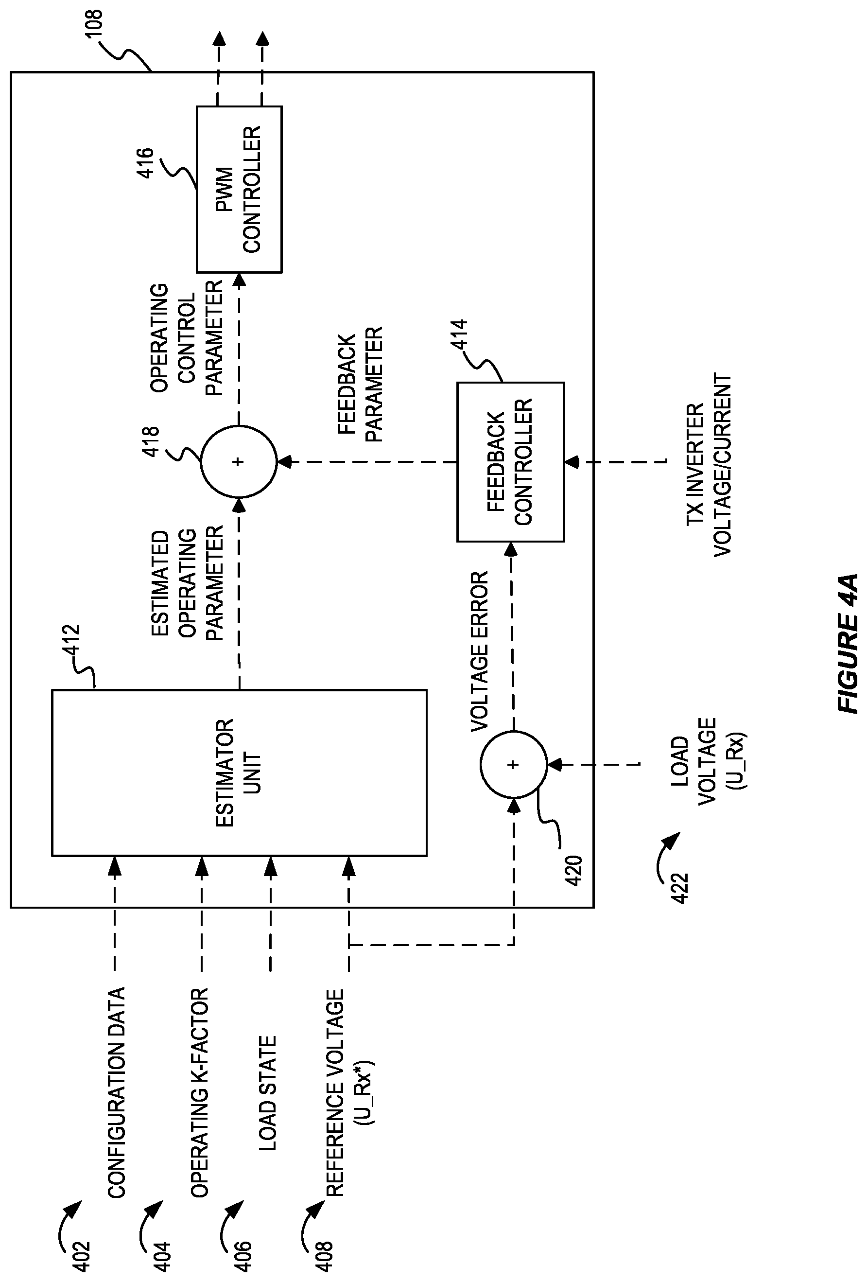 Patent US12614930 Figure 4 – Dynamic control of wireless power for a variable load