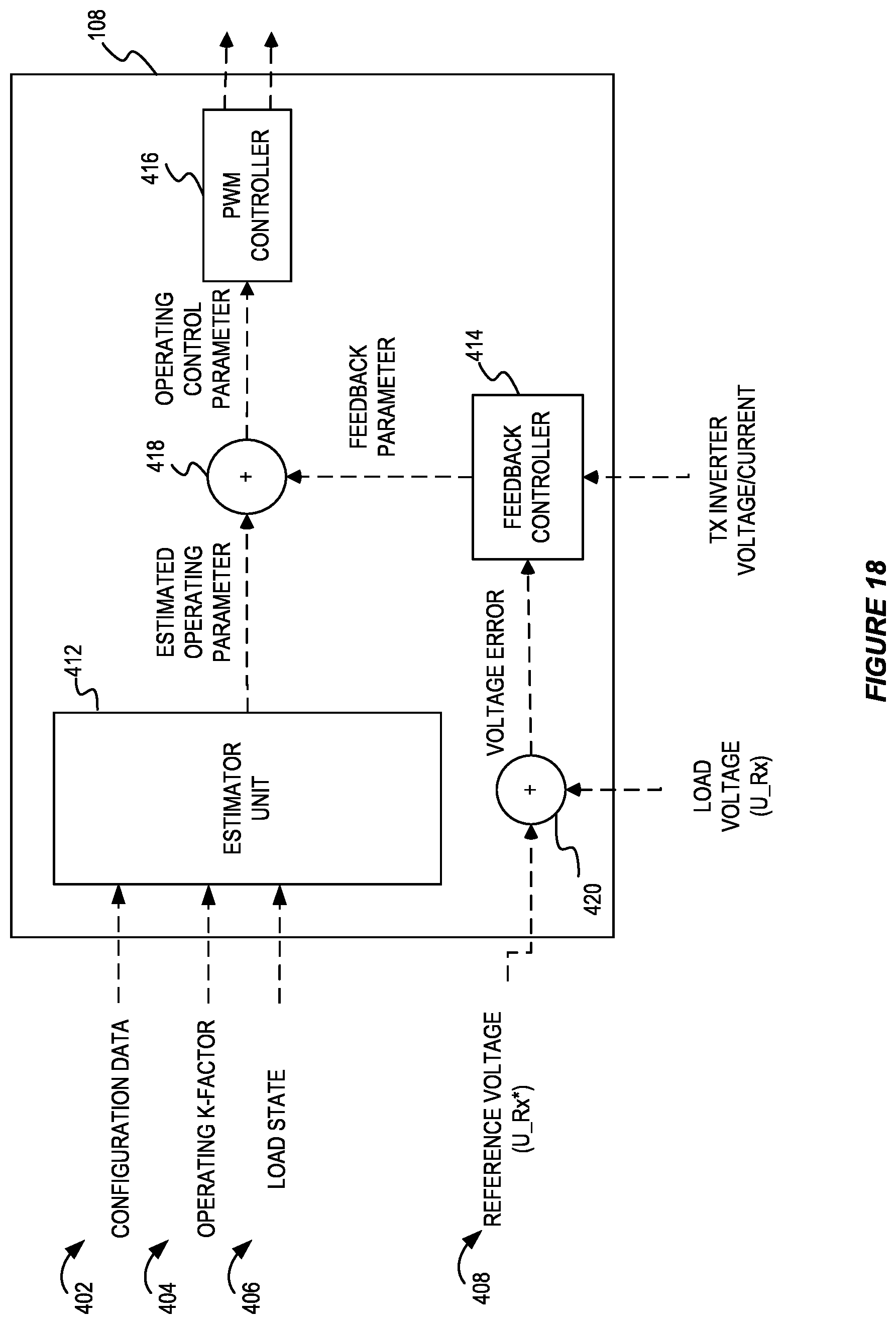 Patent US12614930 Figure 18 – Dynamic control of wireless power for a variable load