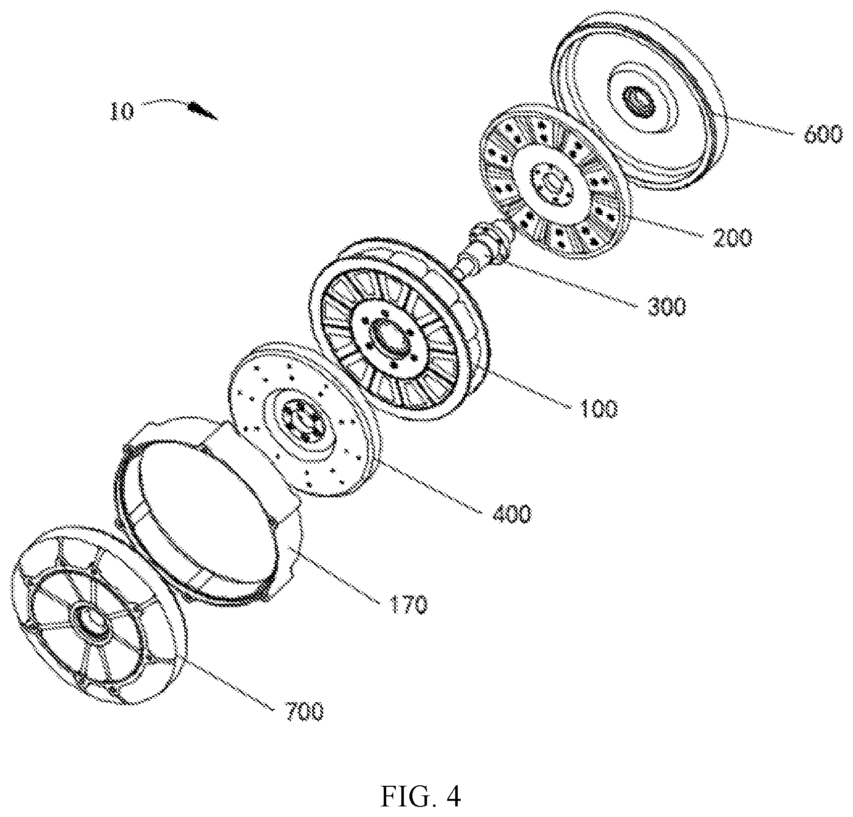 Patent US12614932 Figure 3 – Axial motor, powertrain, and electric device