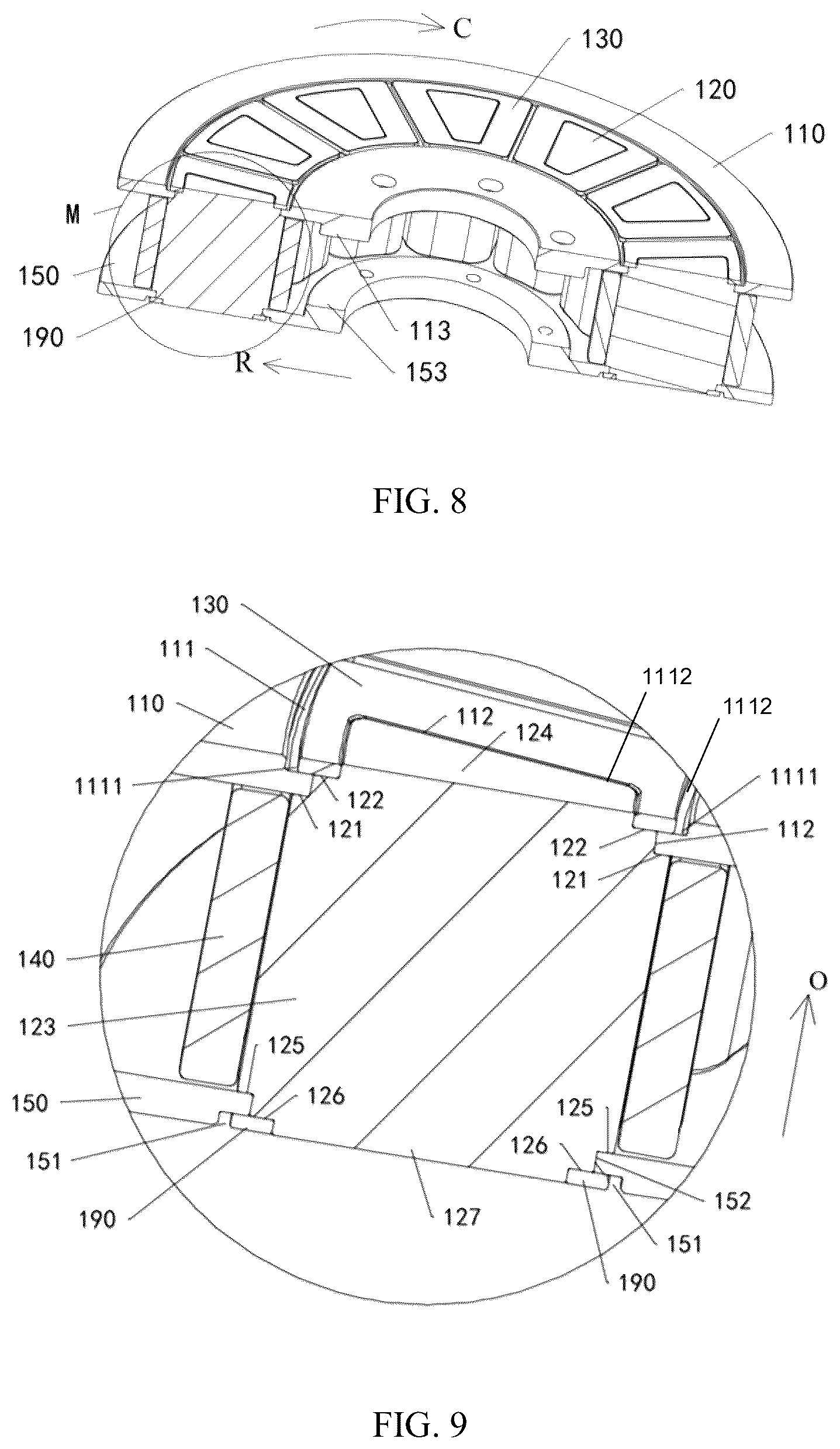 Patent US12614932 Figure 6 – Axial motor, powertrain, and electric device