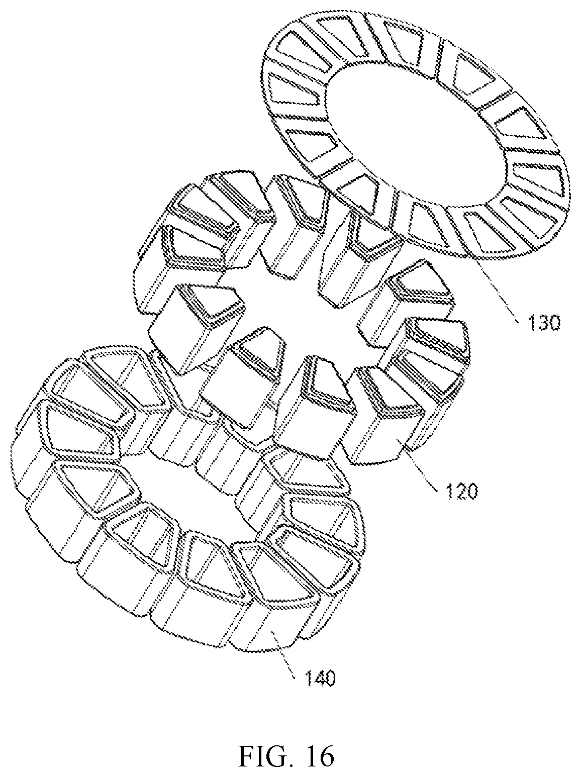 Patent US12614932 Figure 12 – Axial motor, powertrain, and electric device