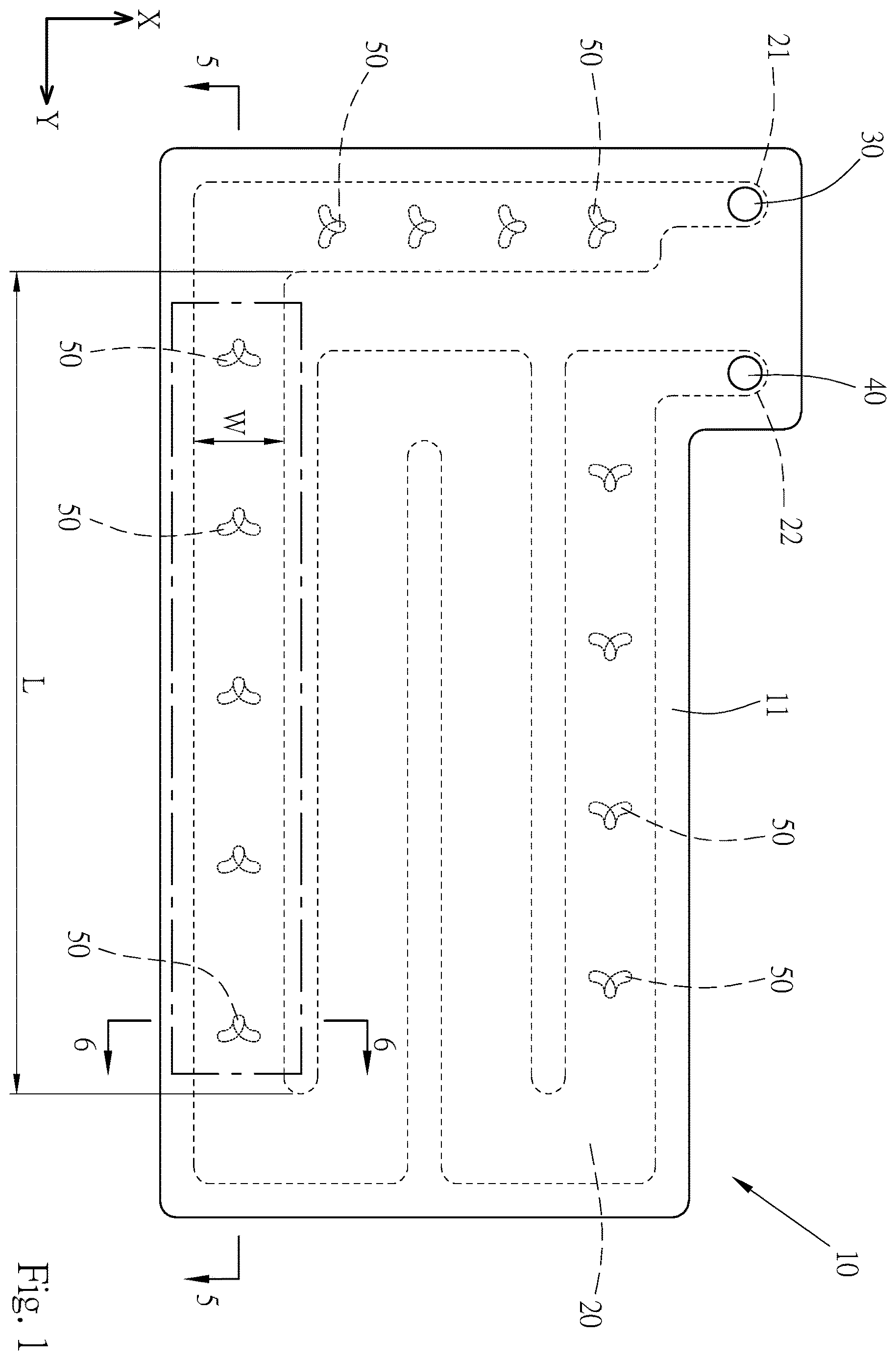Patent US12614933 Figure 1 – Linear motor cooling module