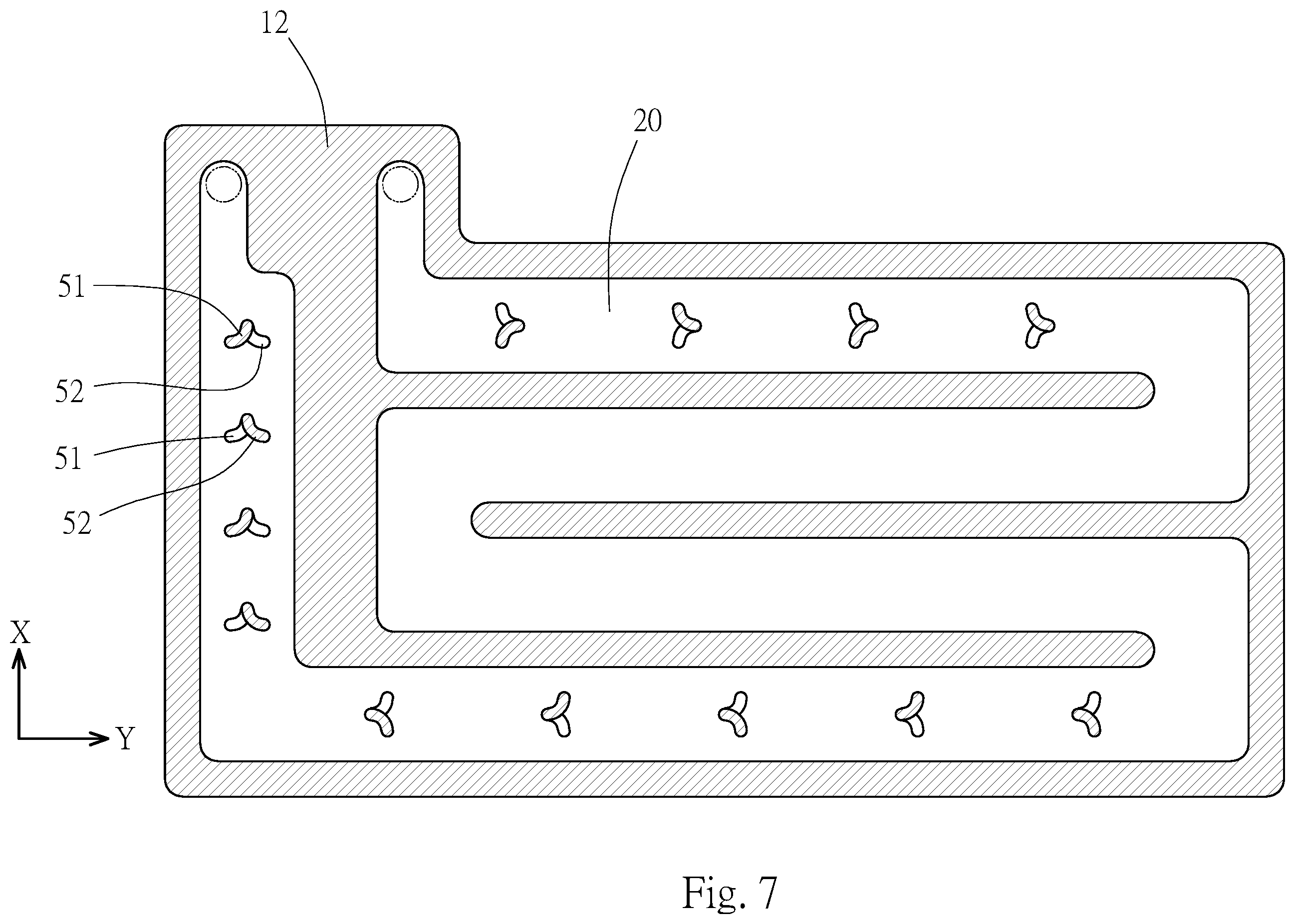 Patent US12614933 Figure 8 – Linear motor cooling module