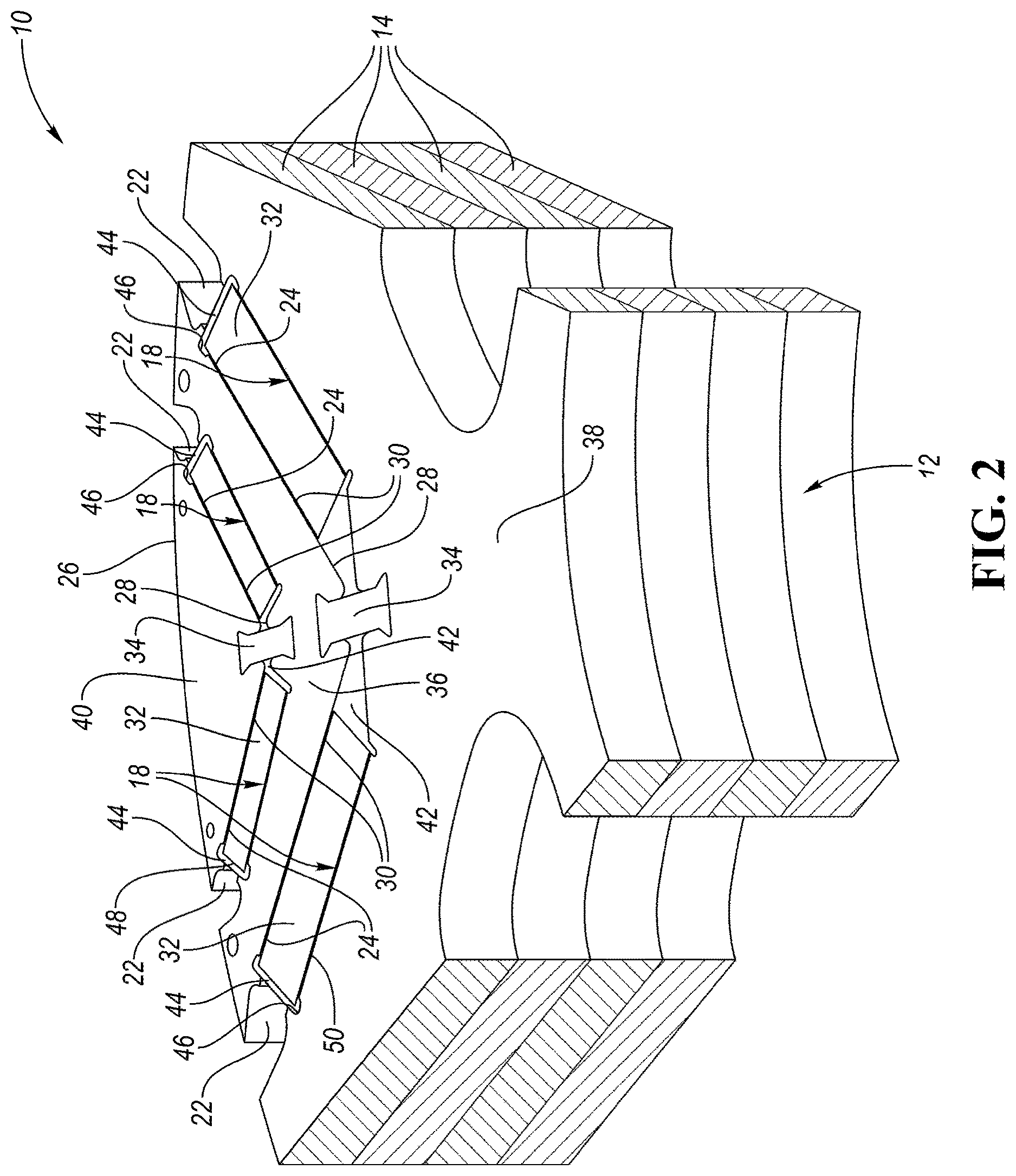 Patent US12614935 Figure 2 – Electric machine rotor