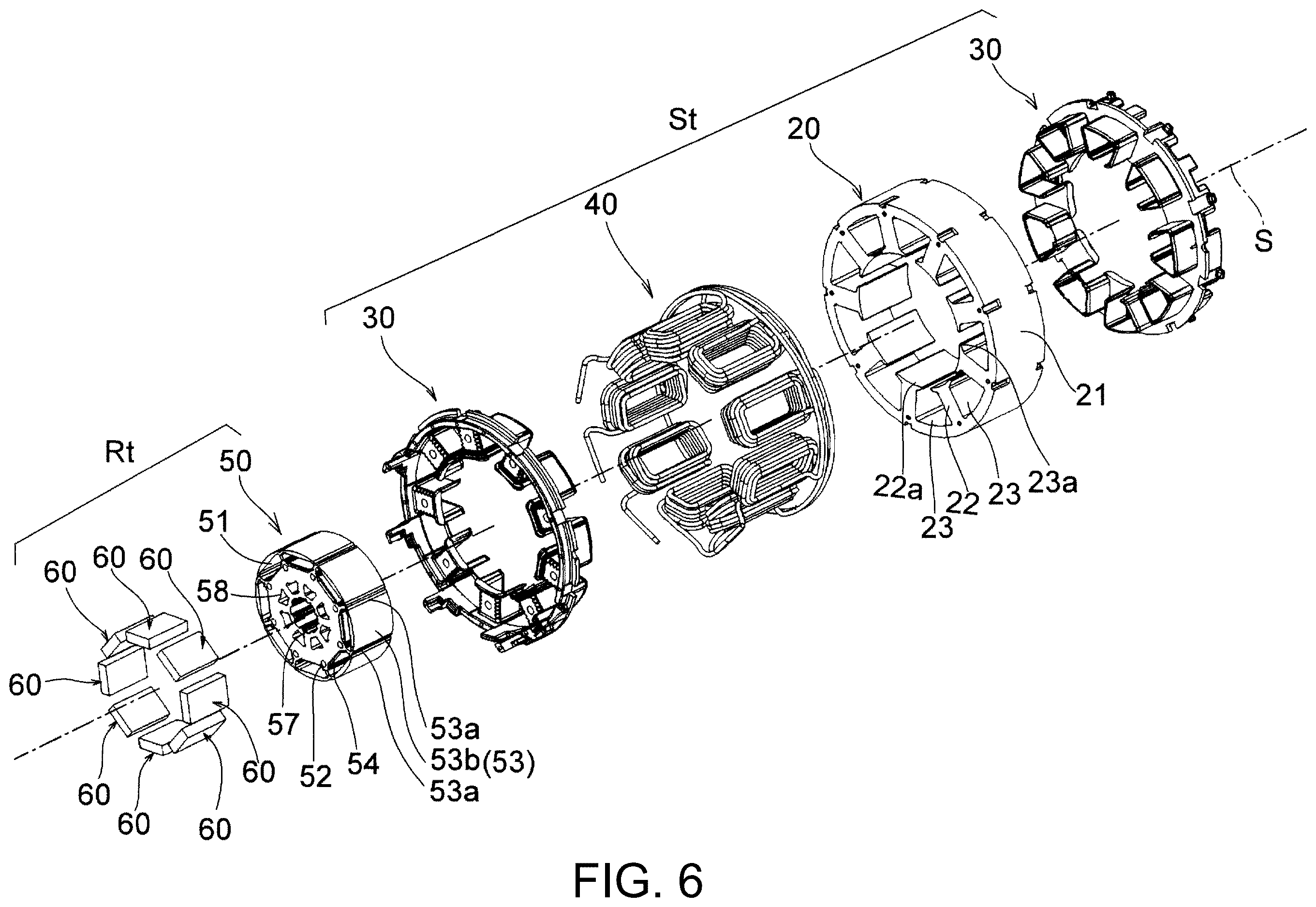 Patent US12614939 Figure 6 – Permanent magnet embedded motor and pump device