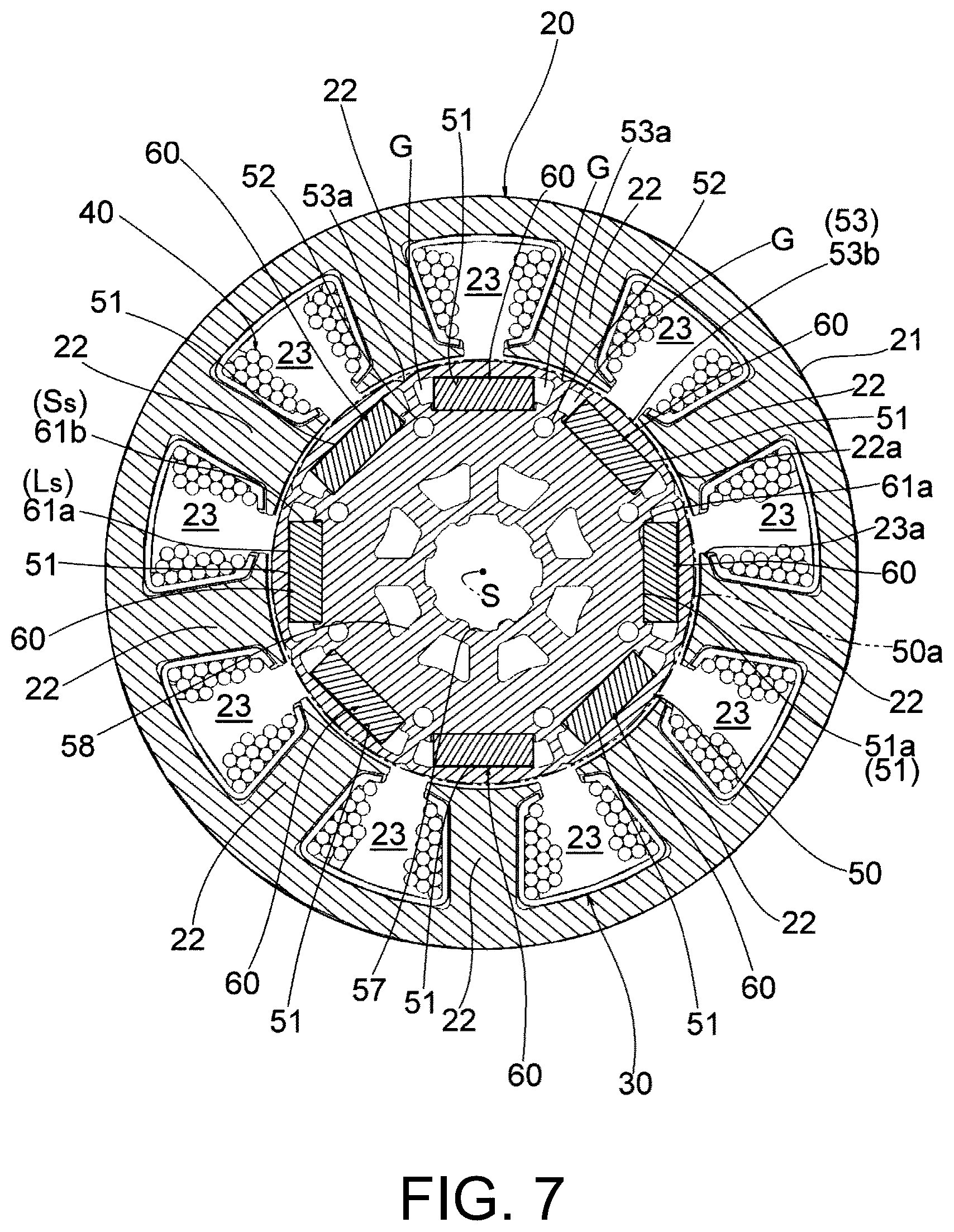 Patent US12614939 Figure 7 – Permanent magnet embedded motor and pump device