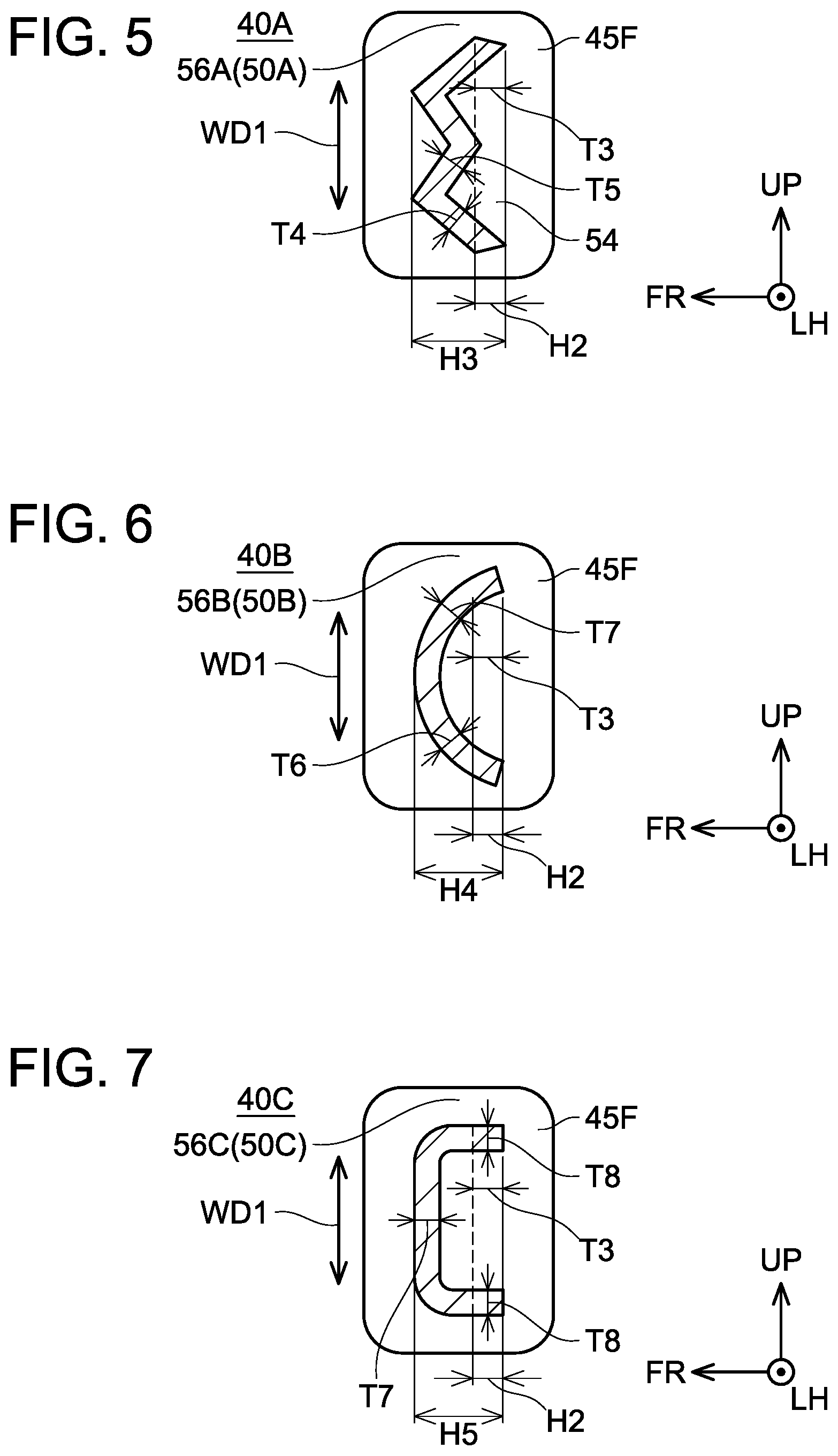 Patent US12614942 Figure 5 – Busbar reinforcement arrangement of motor unit