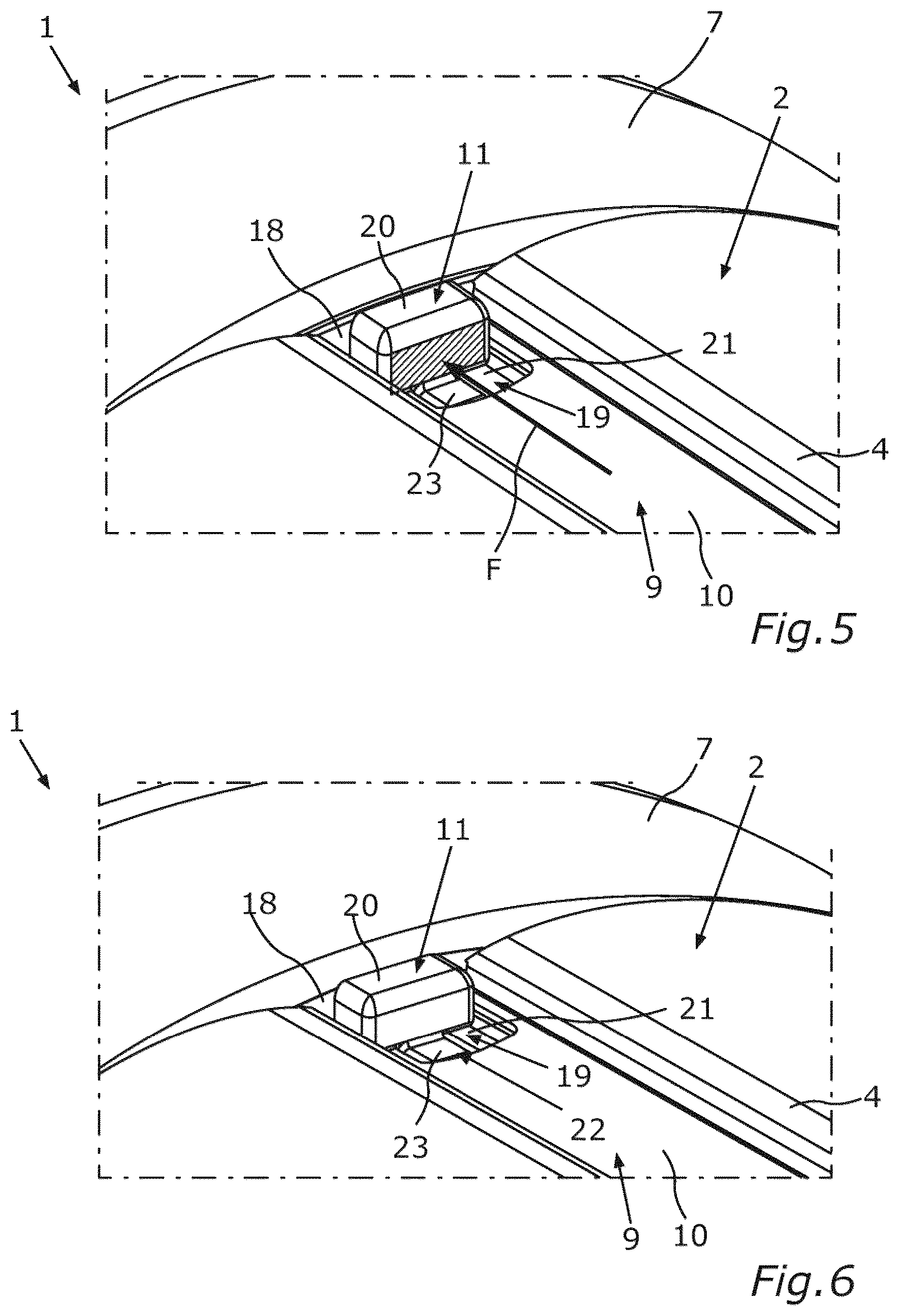 Patent US12614945 Figure 4 – Sliding cover for a salient-pole rotor, having a slidable support, salient-pole rotor, and electric machine