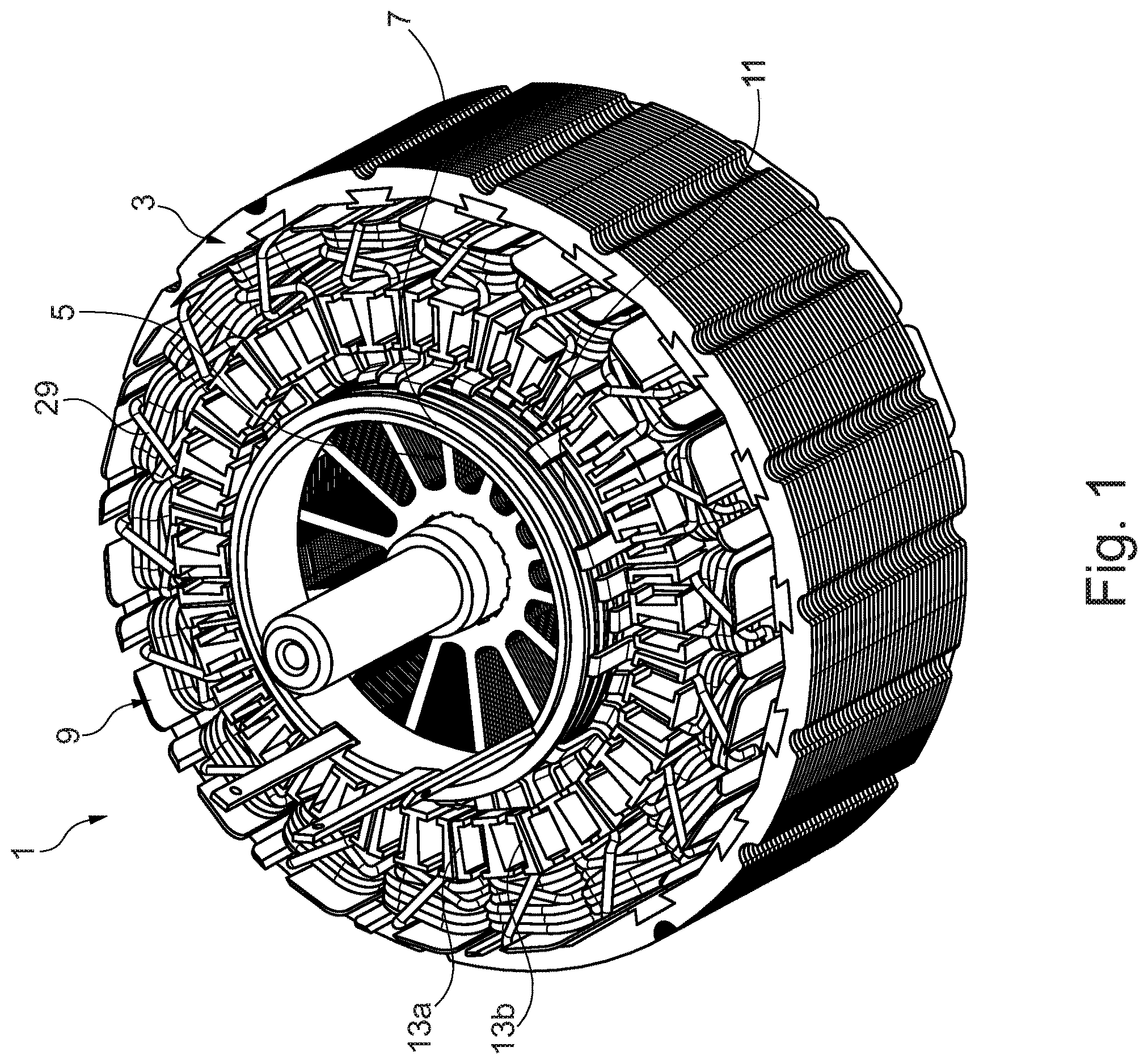 Patent US12614946 — Coil for stator of electric motor, stator and manufacturing process — Figure 1