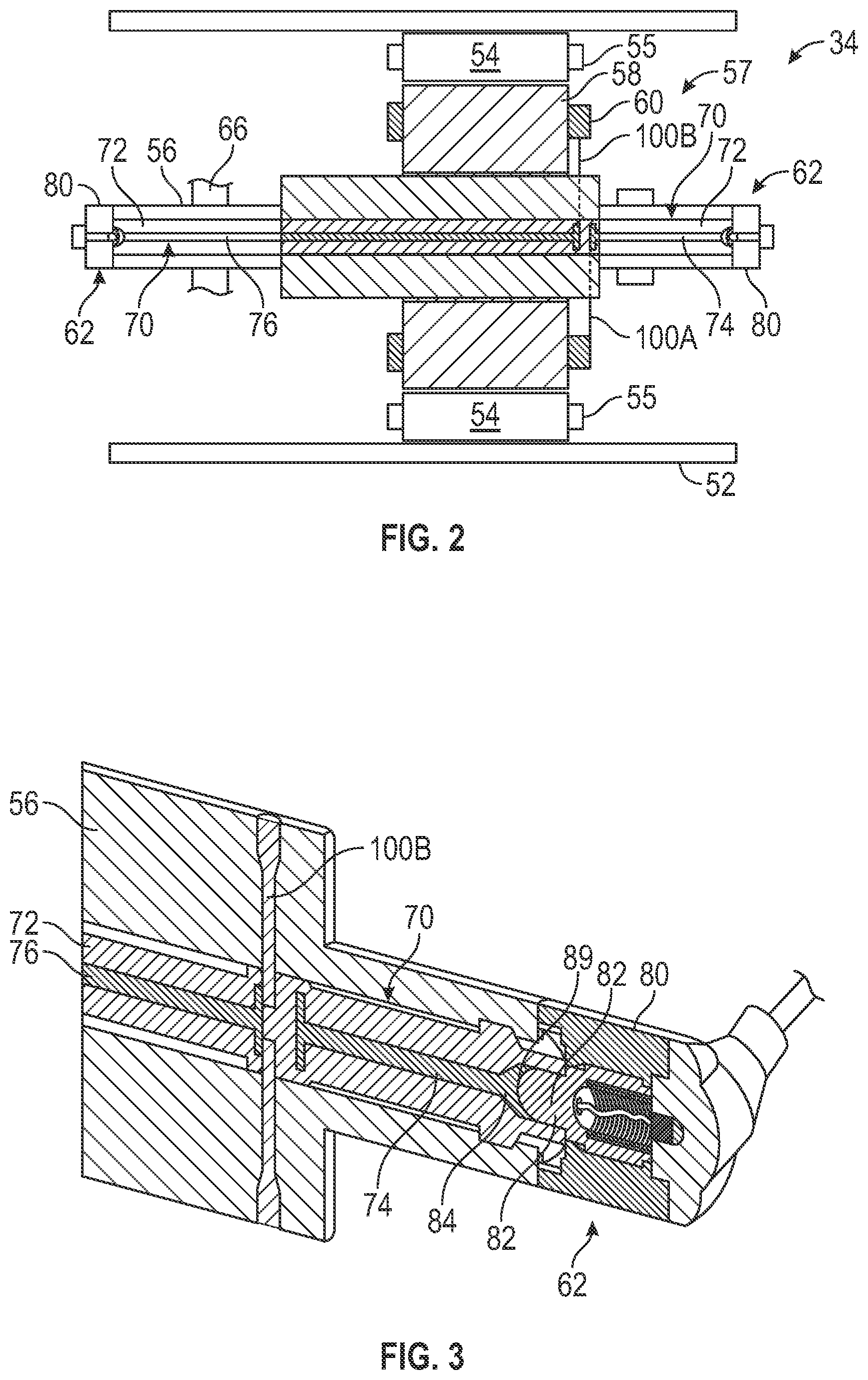 Patent US12614947 Figure 2 – Axial brush assembly for electric machine