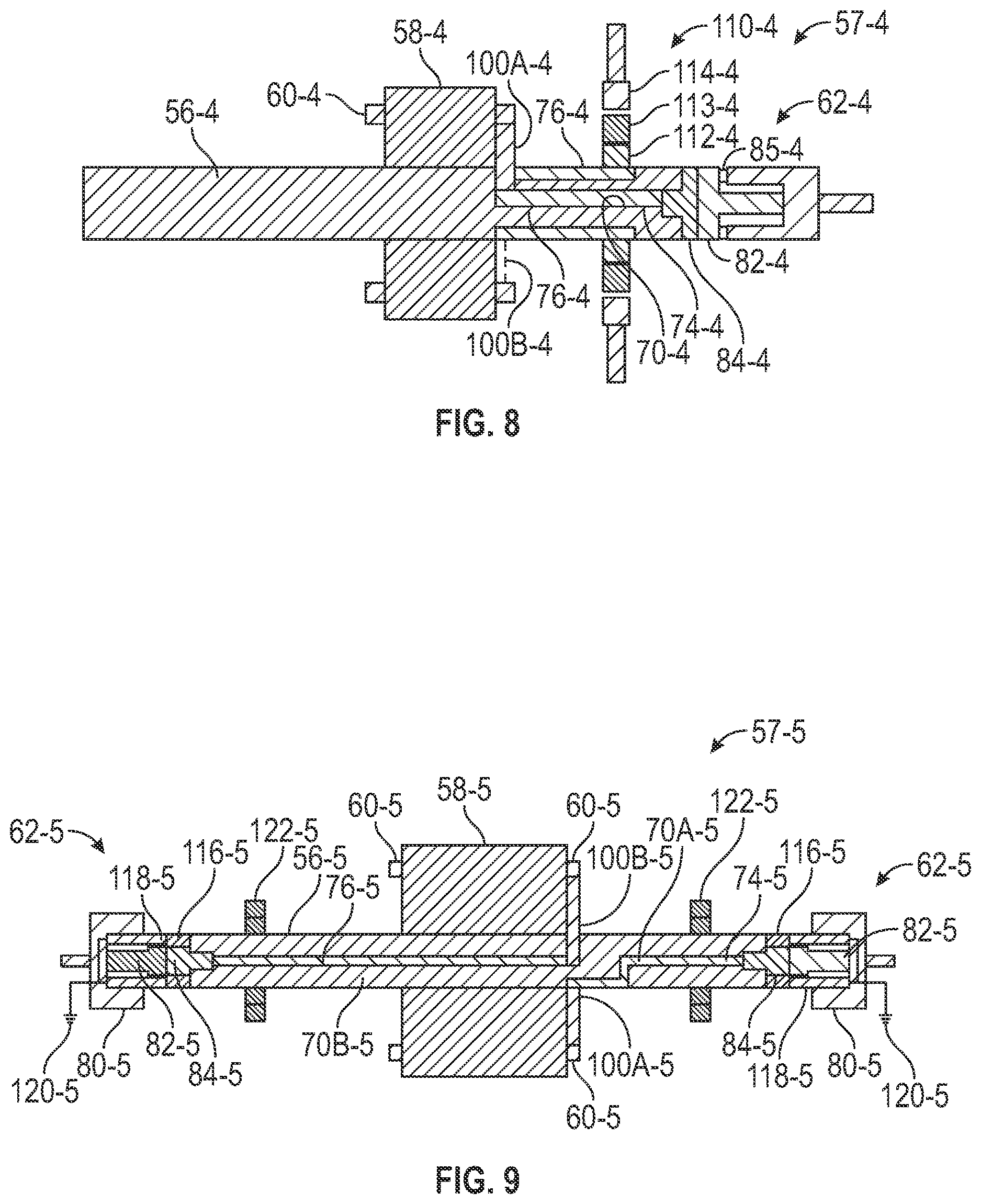 Patent US12614947 Figure 5 – Axial brush assembly for electric machine