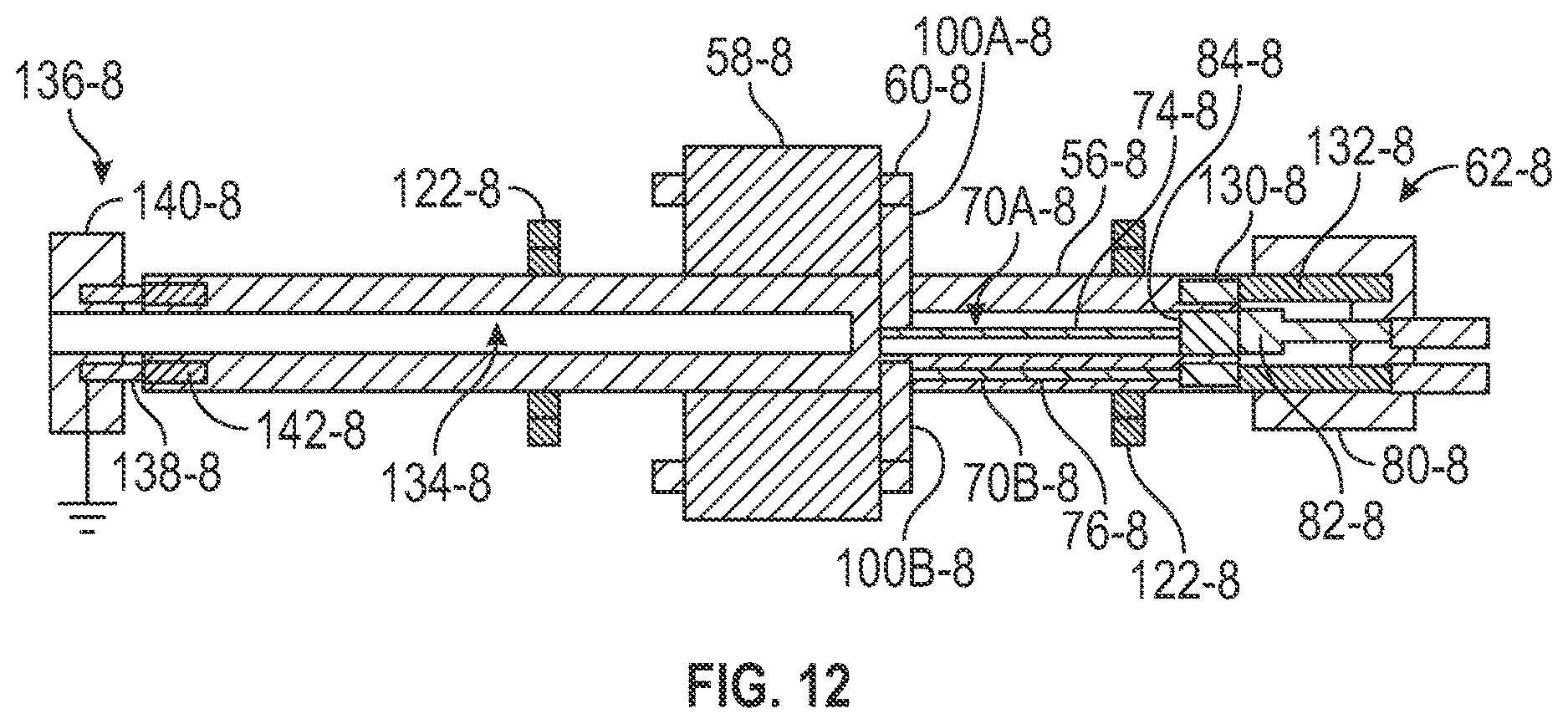 Patent US12614947 Figure 7 – Axial brush assembly for electric machine