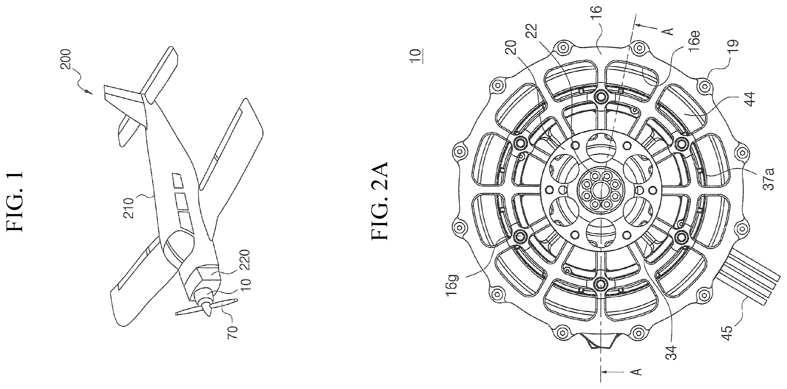 Patent US12614948 Figure 1 – Stator, and propeller driving apparatus and aircraft using the same