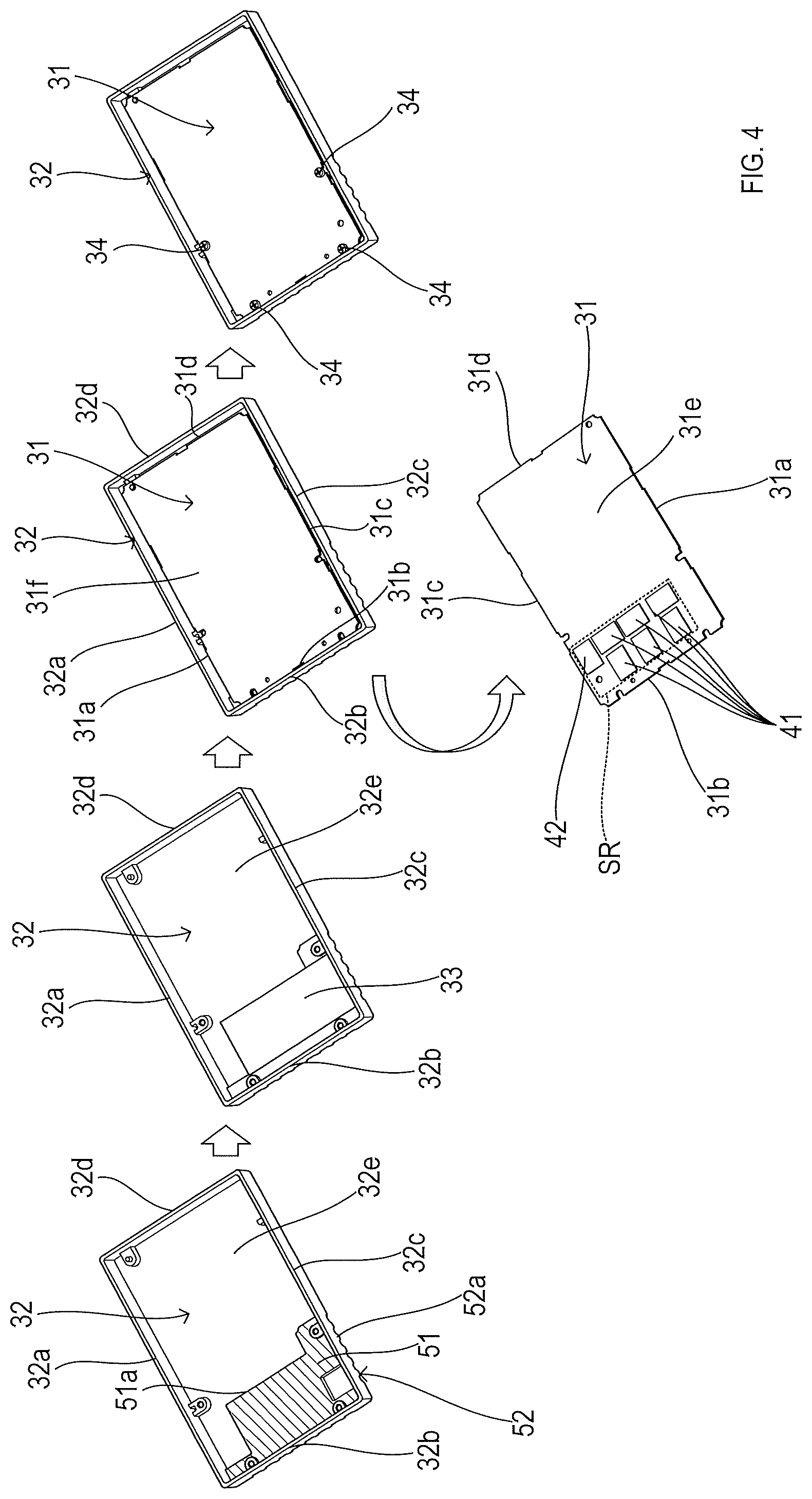 Patent US12614955 Figure 4 – Electric work machine