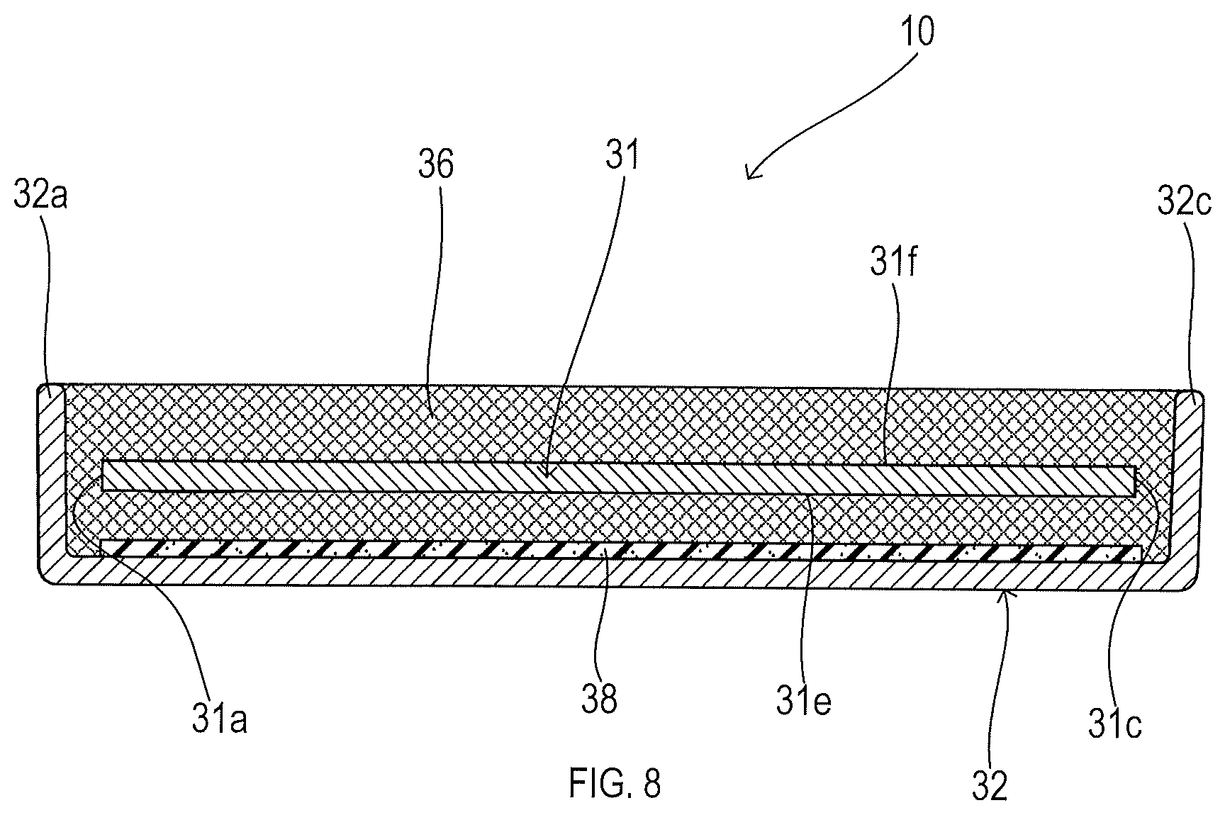 Patent US12614955 Figure 8 – Electric work machine