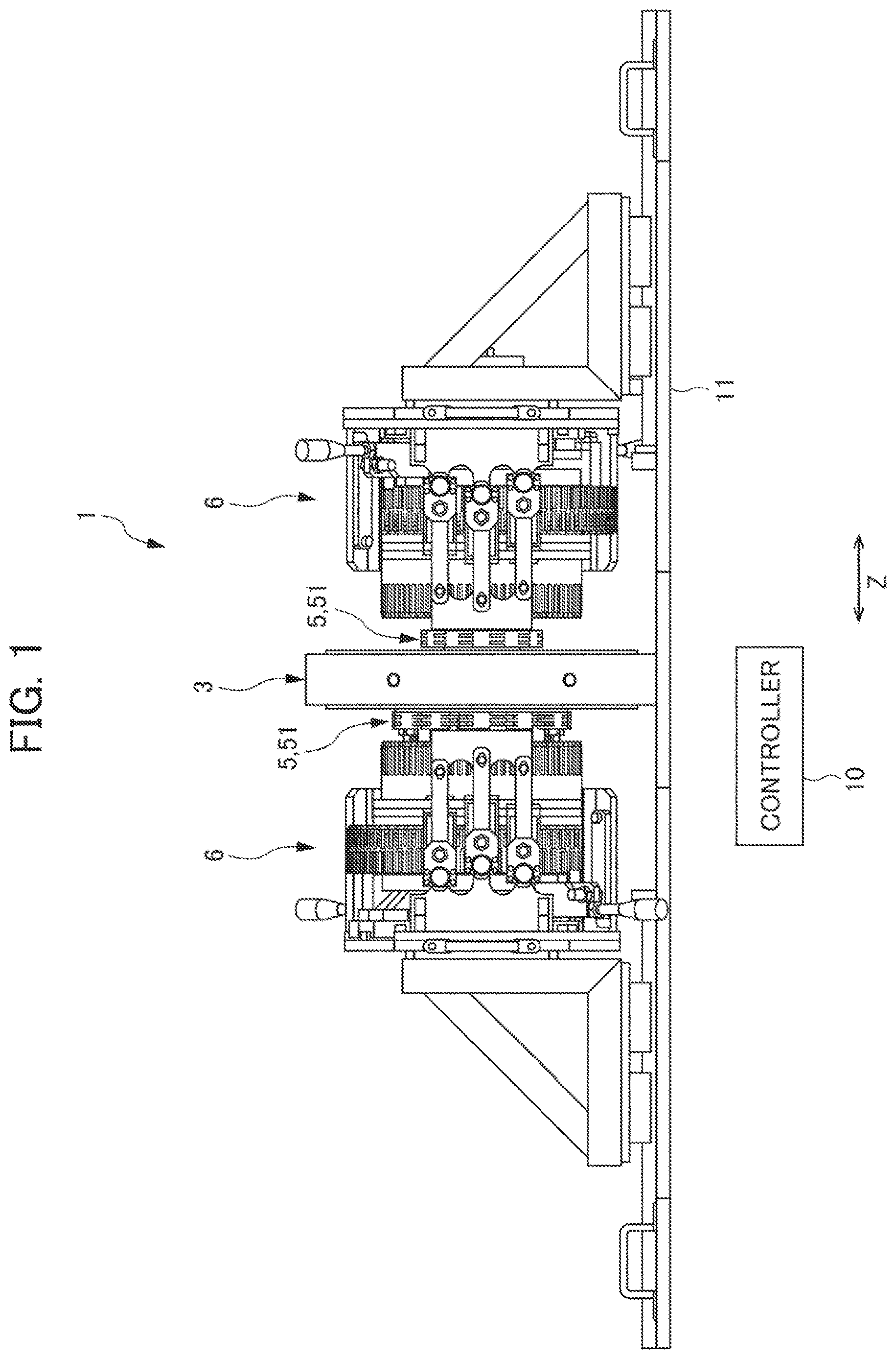 Patent US12614958 Figure 1 – Stator assembly apparatus and stator assembly method