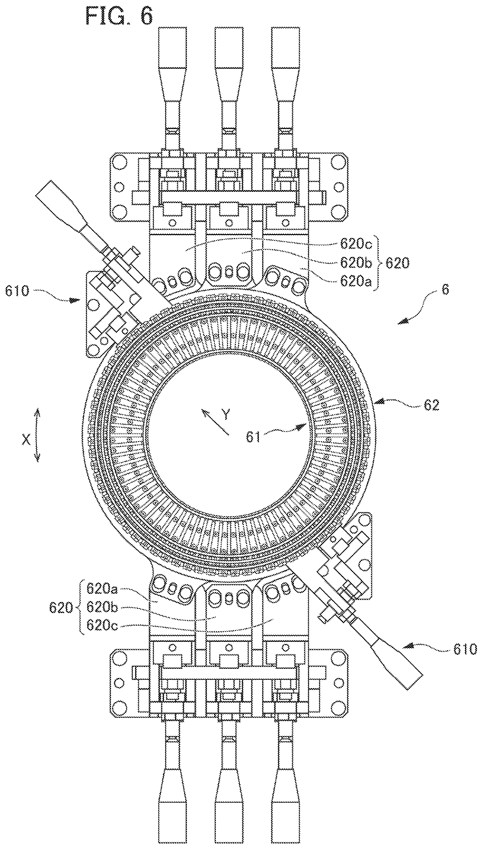 Patent US12614958 Figure 6 – Stator assembly apparatus and stator assembly method