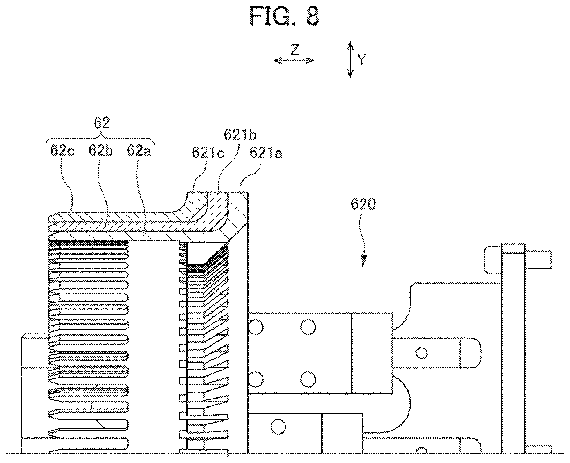 Patent US12614958 Figure 8 – Stator assembly apparatus and stator assembly method