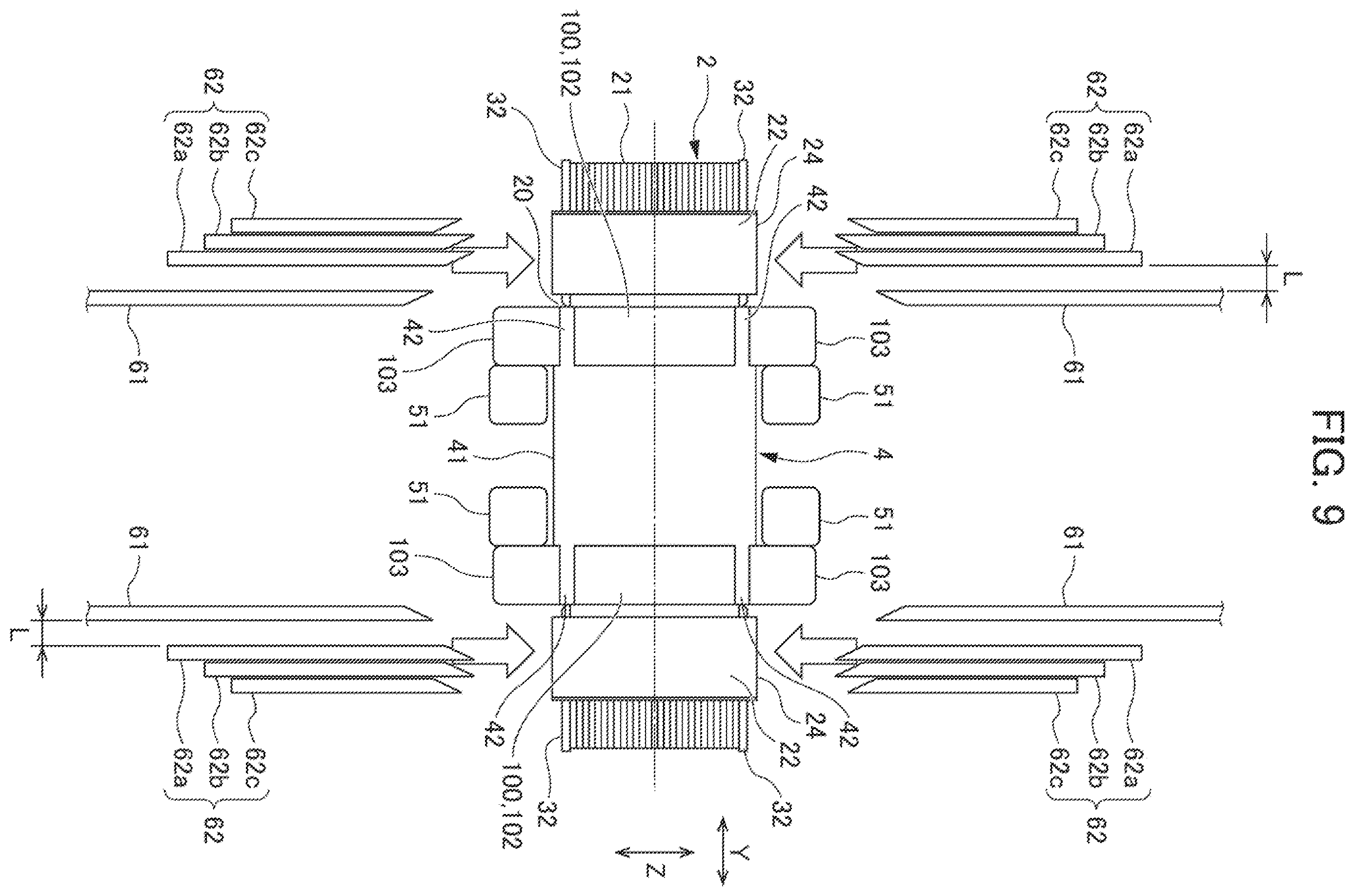 Patent US12614958 Figure 9 – Stator assembly apparatus and stator assembly method
