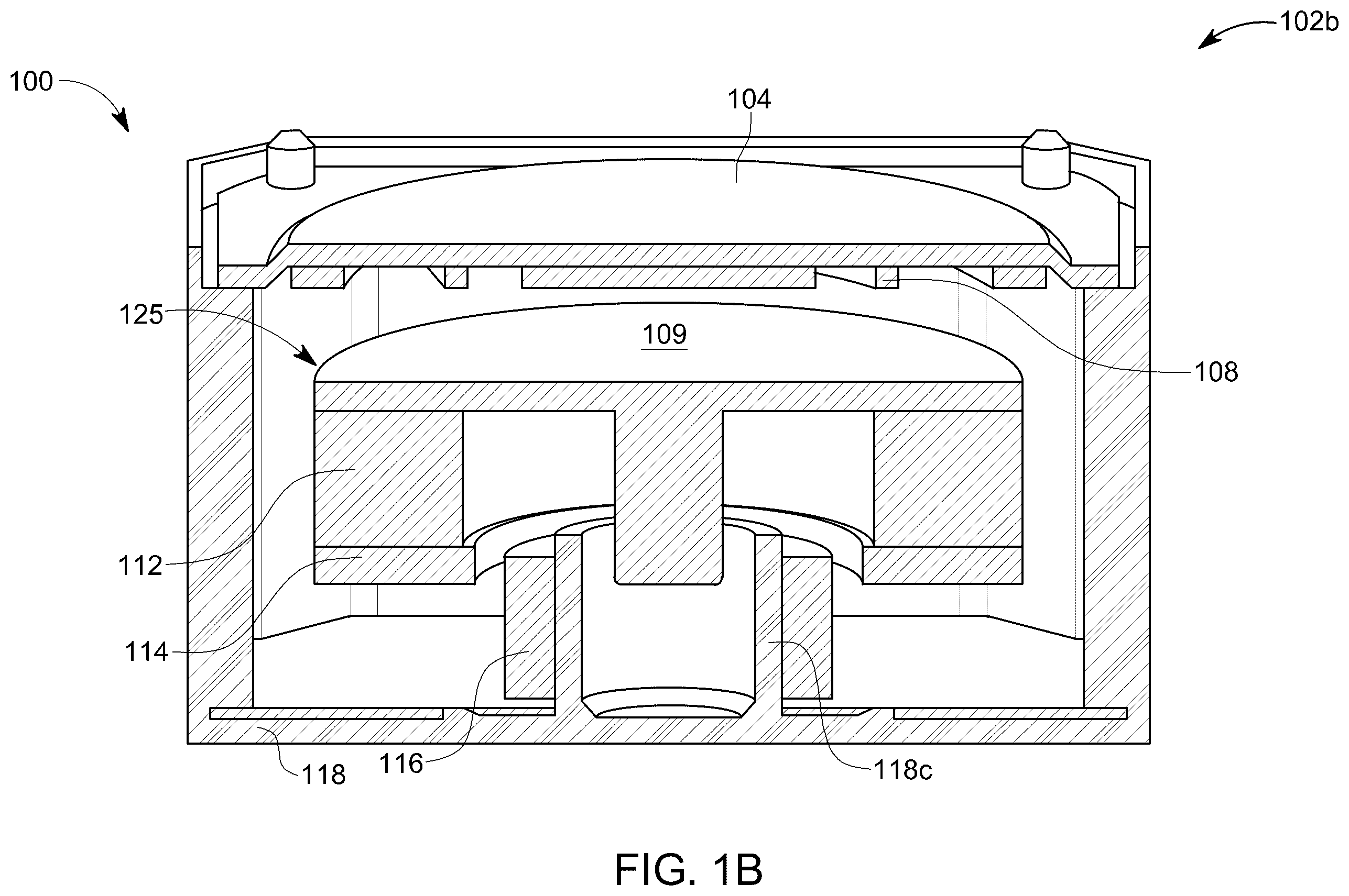 Patent US12614960 Figure 2 – Surface mount haptic actuator