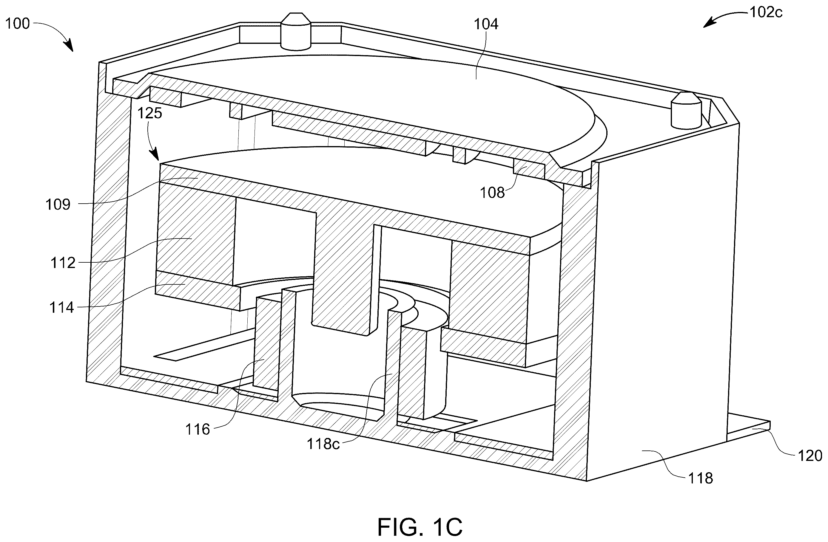 Patent US12614960 Figure 3 – Surface mount haptic actuator