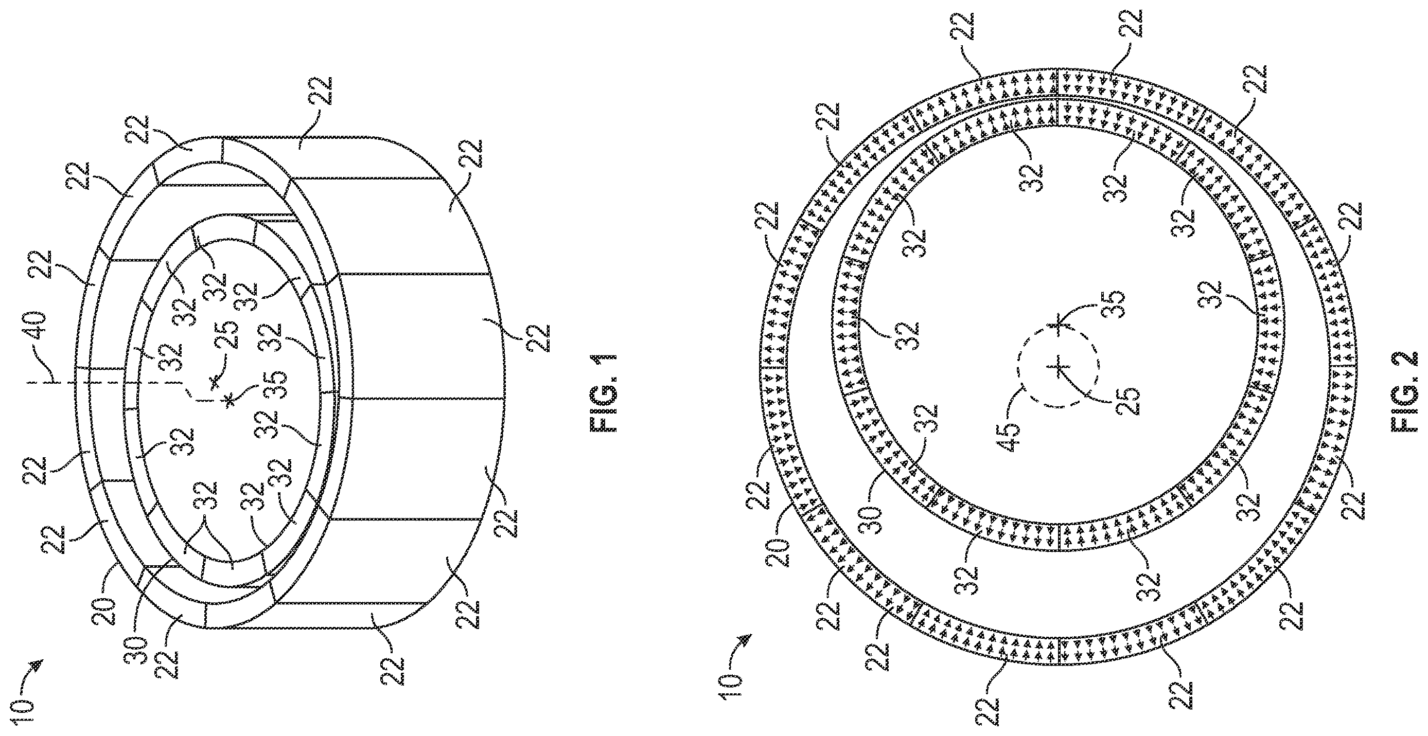 Patent US12614964 Figure 1 – Magnetic transmission systems with eccentric bearing assemblies