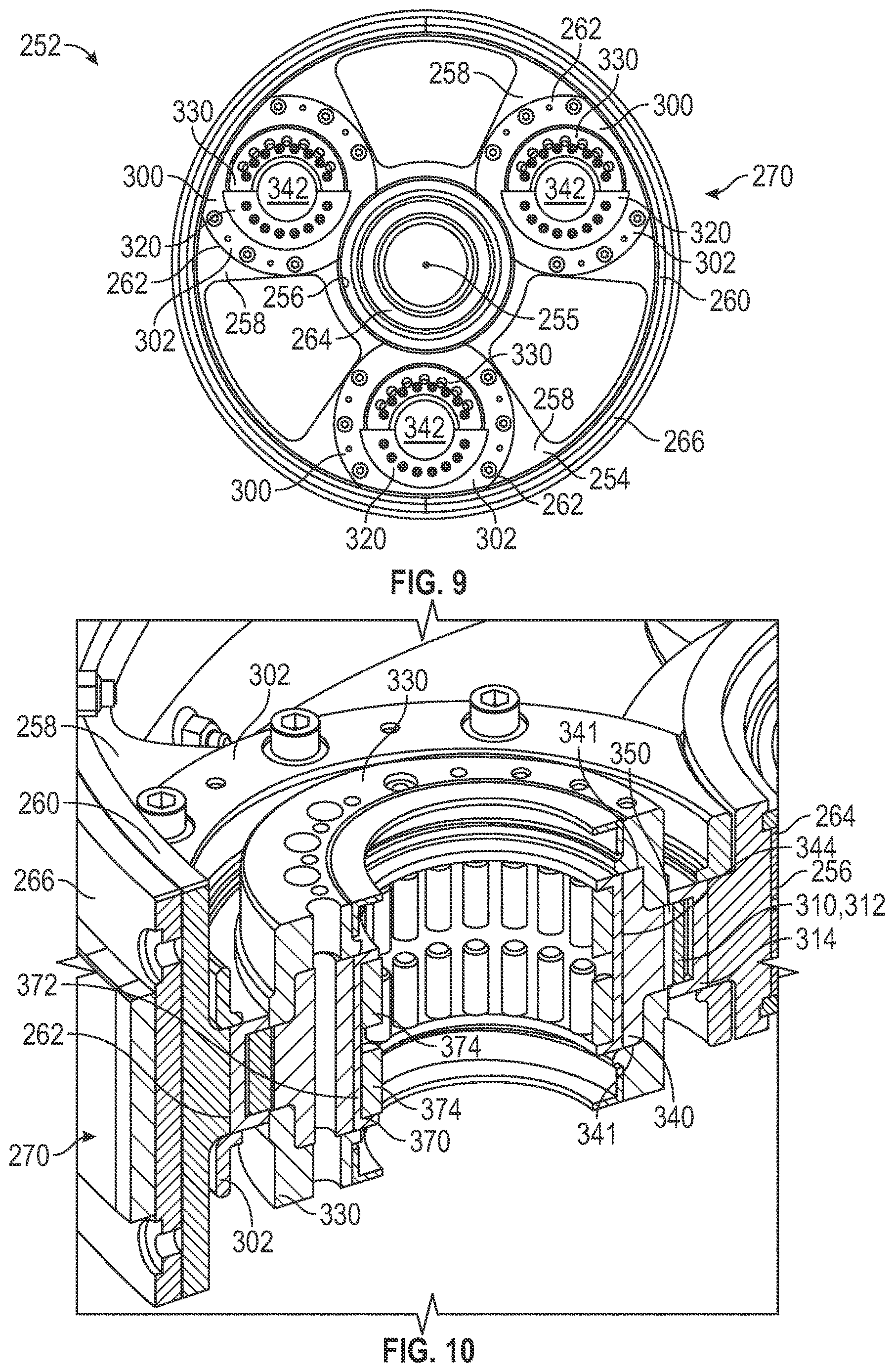 Patent US12614964 Figure 5 – Magnetic transmission systems with eccentric bearing assemblies