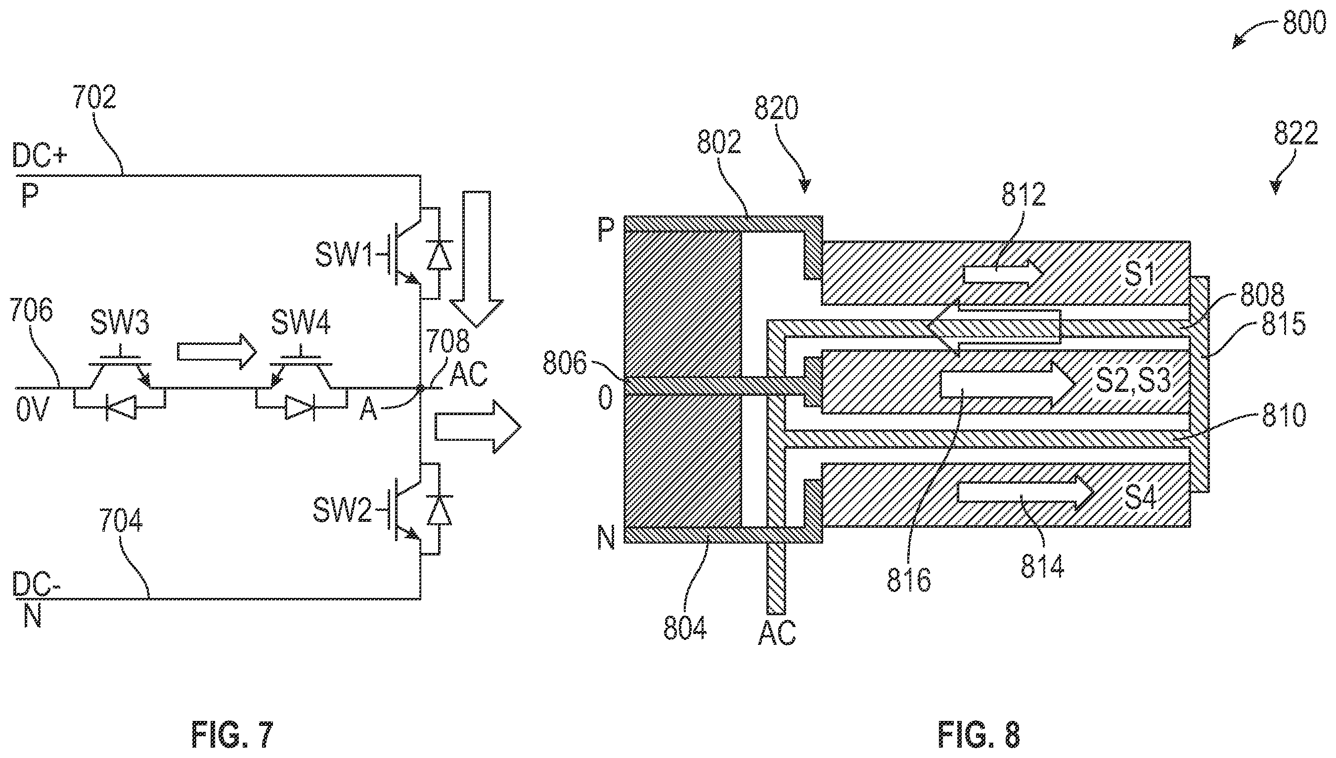 Patent US12614968 Figure 6 – Power stage and power module design to minimize parasitic inductance for multilevel inverter and converter