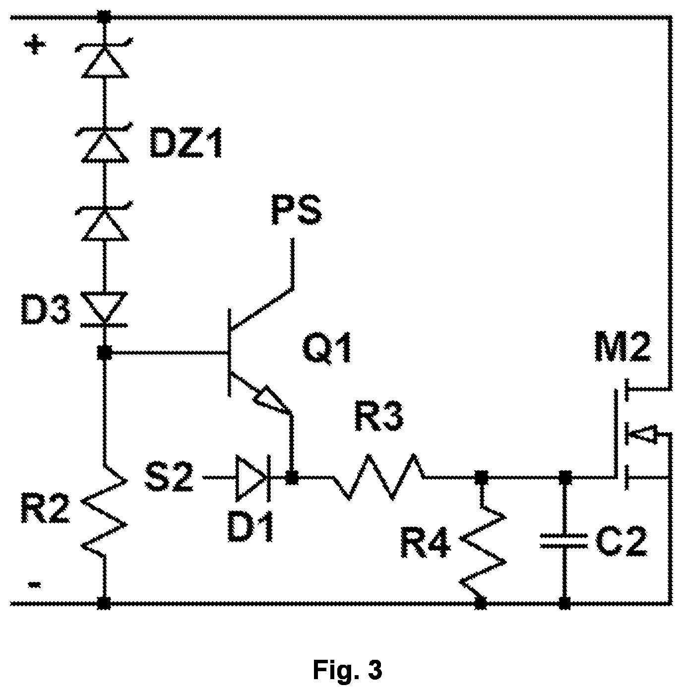 Patent US12614972 Figure 2 – System for controlling an inductor freewheeling voltage