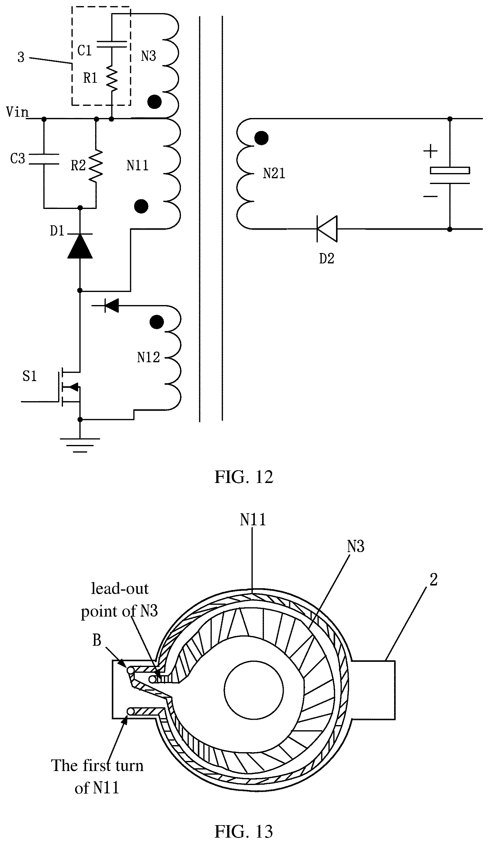 Patent US12614975 Figure 7 – Switching power supply and electronic device