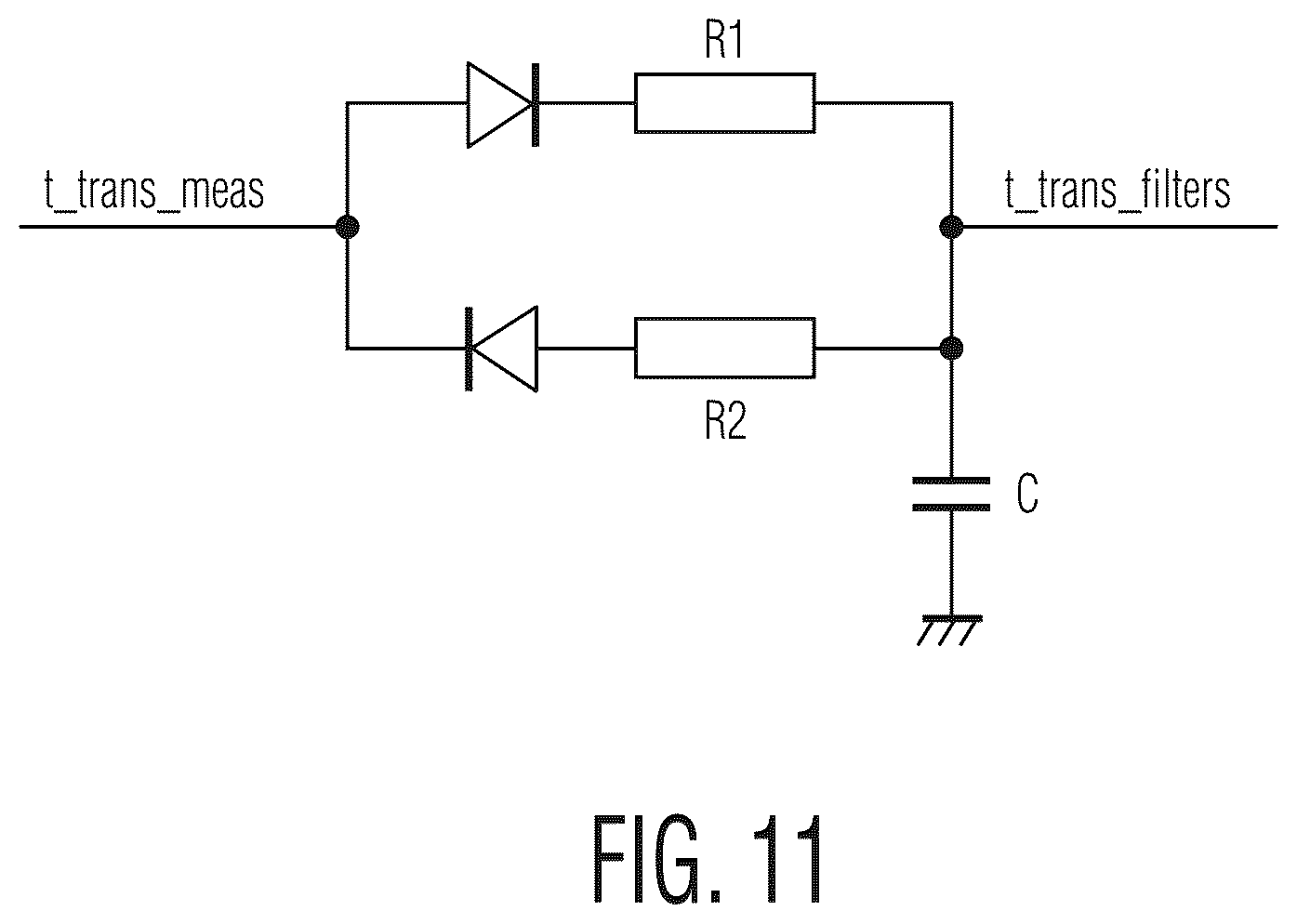 Patent US12614977 Figure 9 – Adaptive transition time measurement in an asymmetrical half bridge
